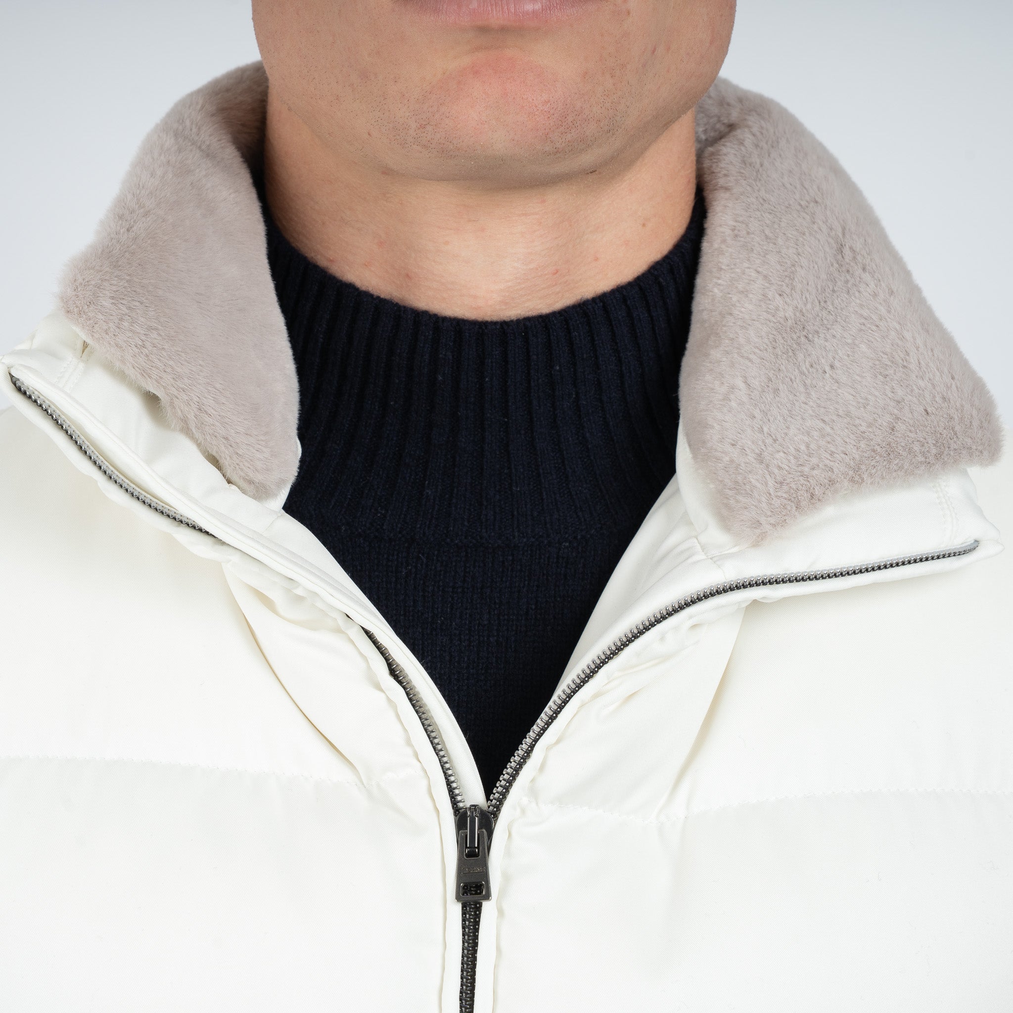 Herno Bodywarmer Creme | Polar-Tech