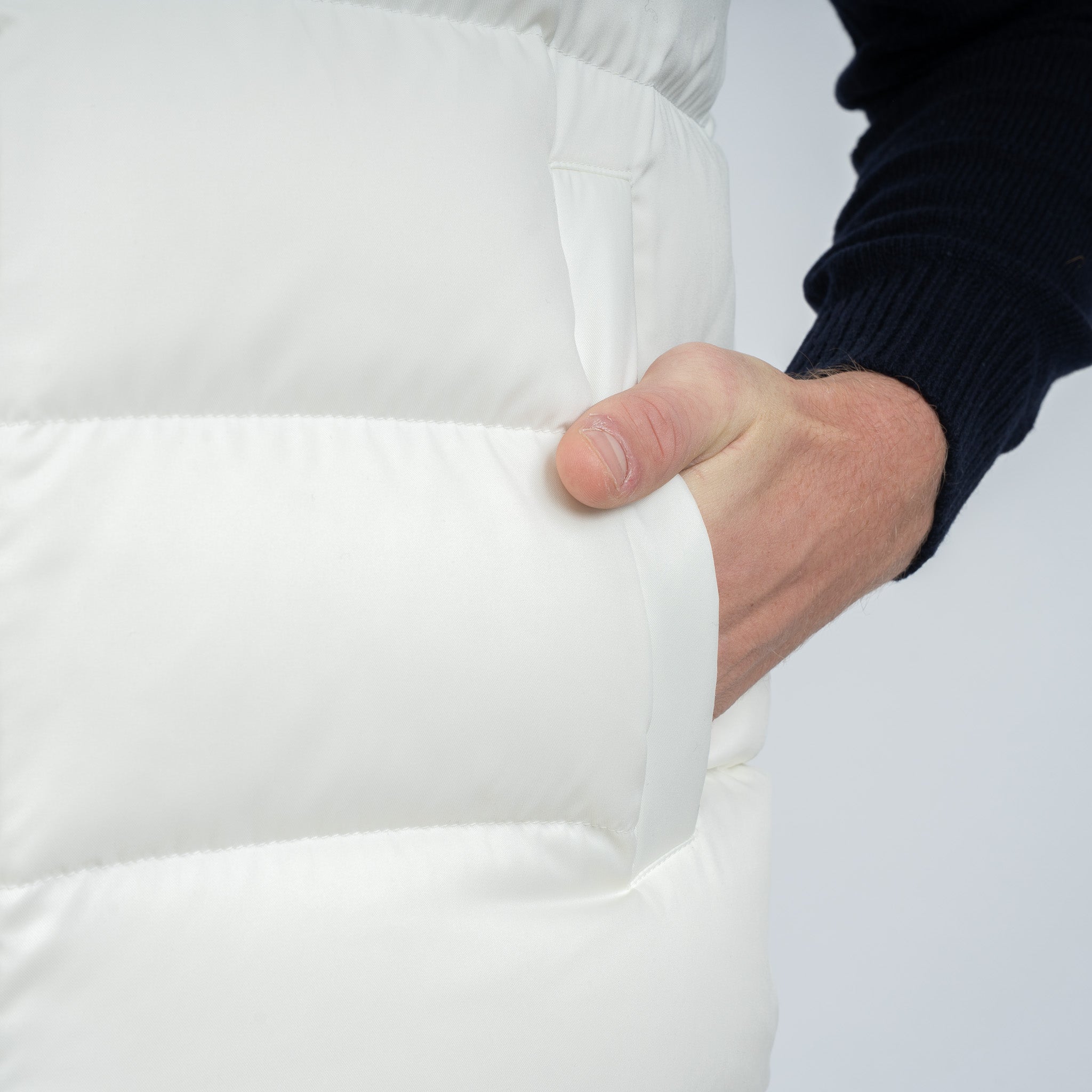 Herno Bodywarmer Creme | Polar-Tech