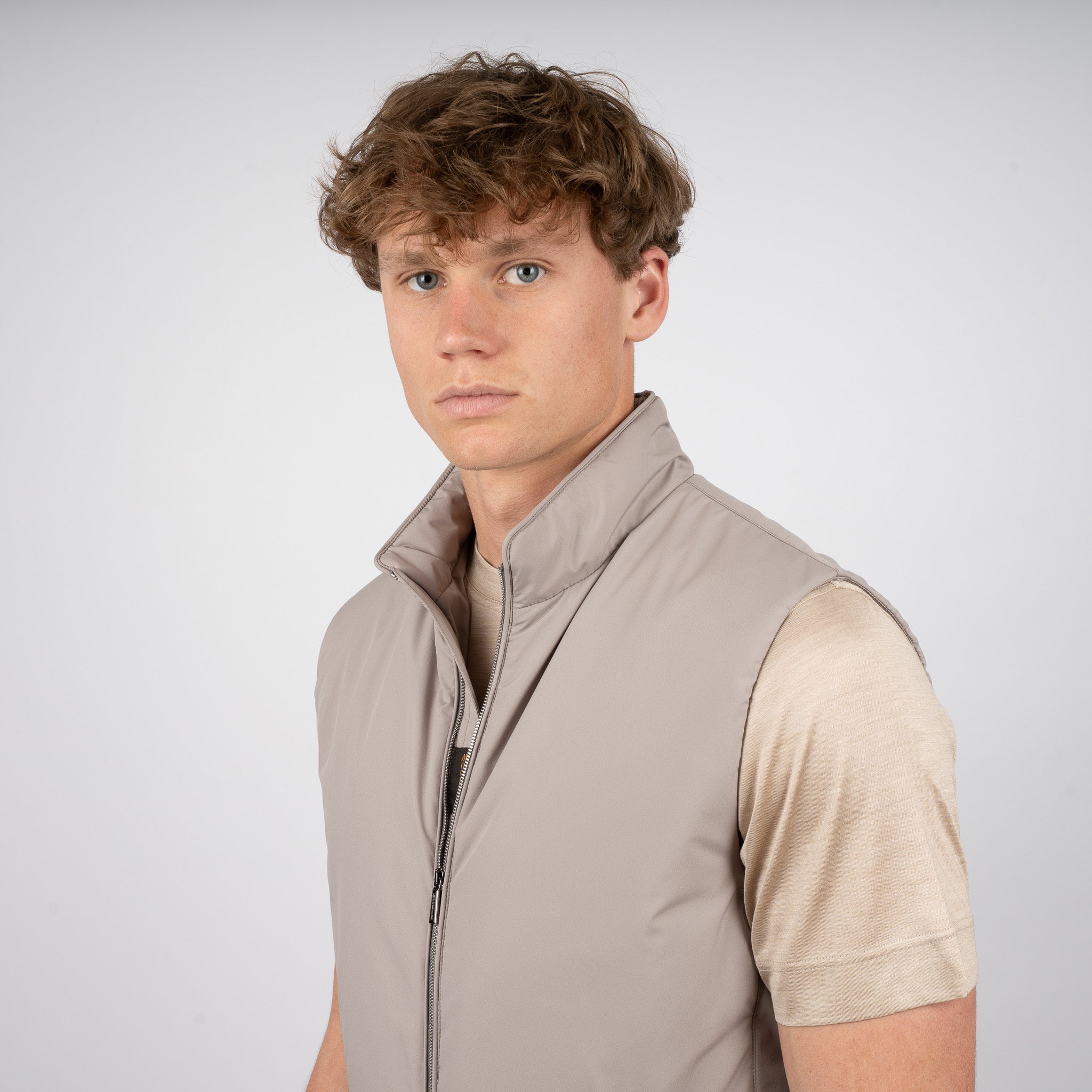 Moorer Bodywarmer Beige | Senio-Skt