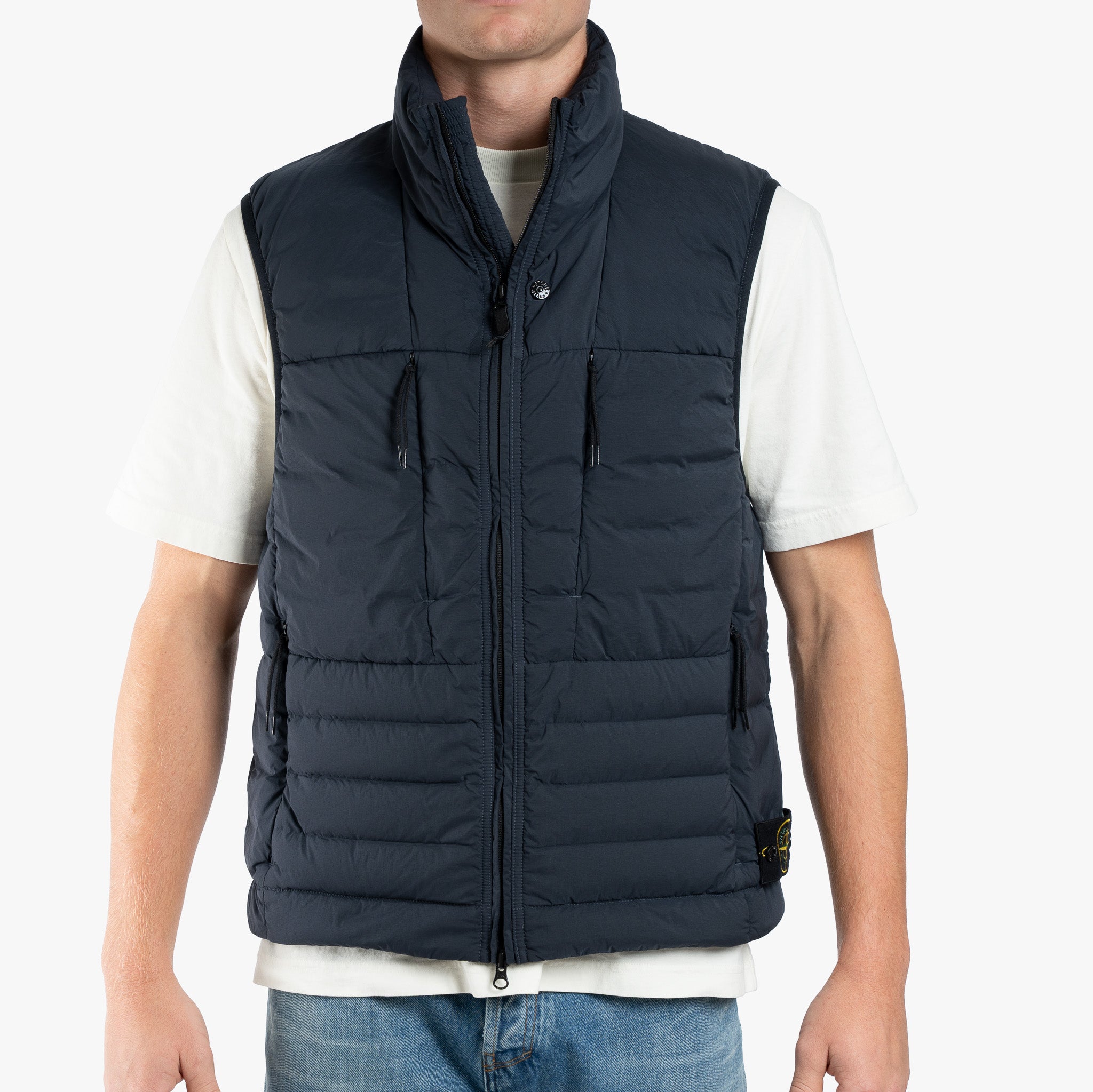 Stone Island Bodywarmer Blauw | Seamless Tunnel Down