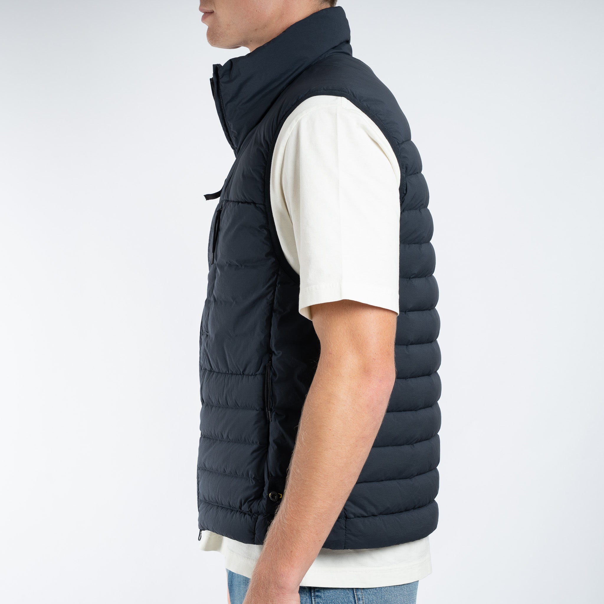 Stone Island Bodywarmer Blauw | Seamless Tunnel Down