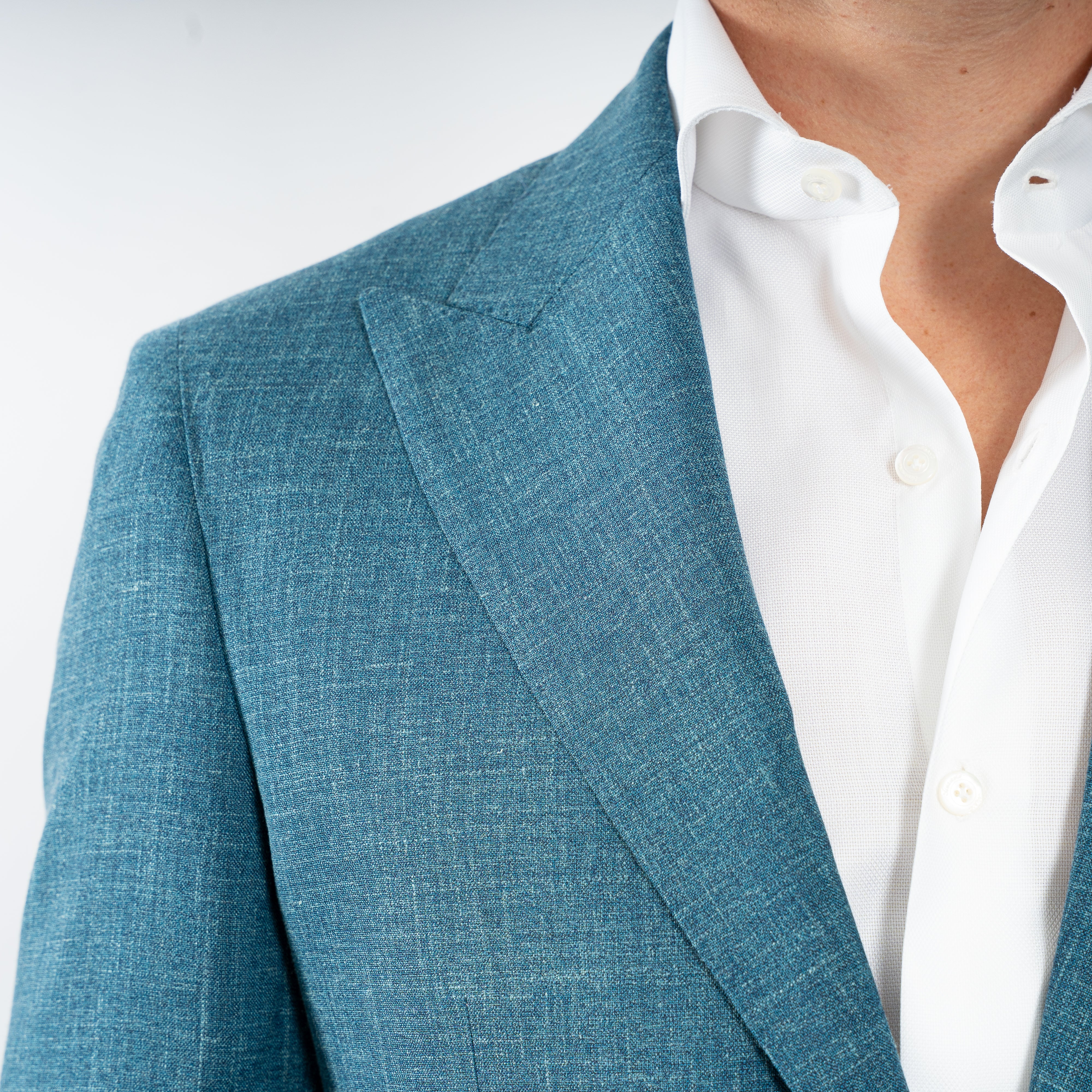 Munro Kostuum Petrolblauw | Loro Piana
