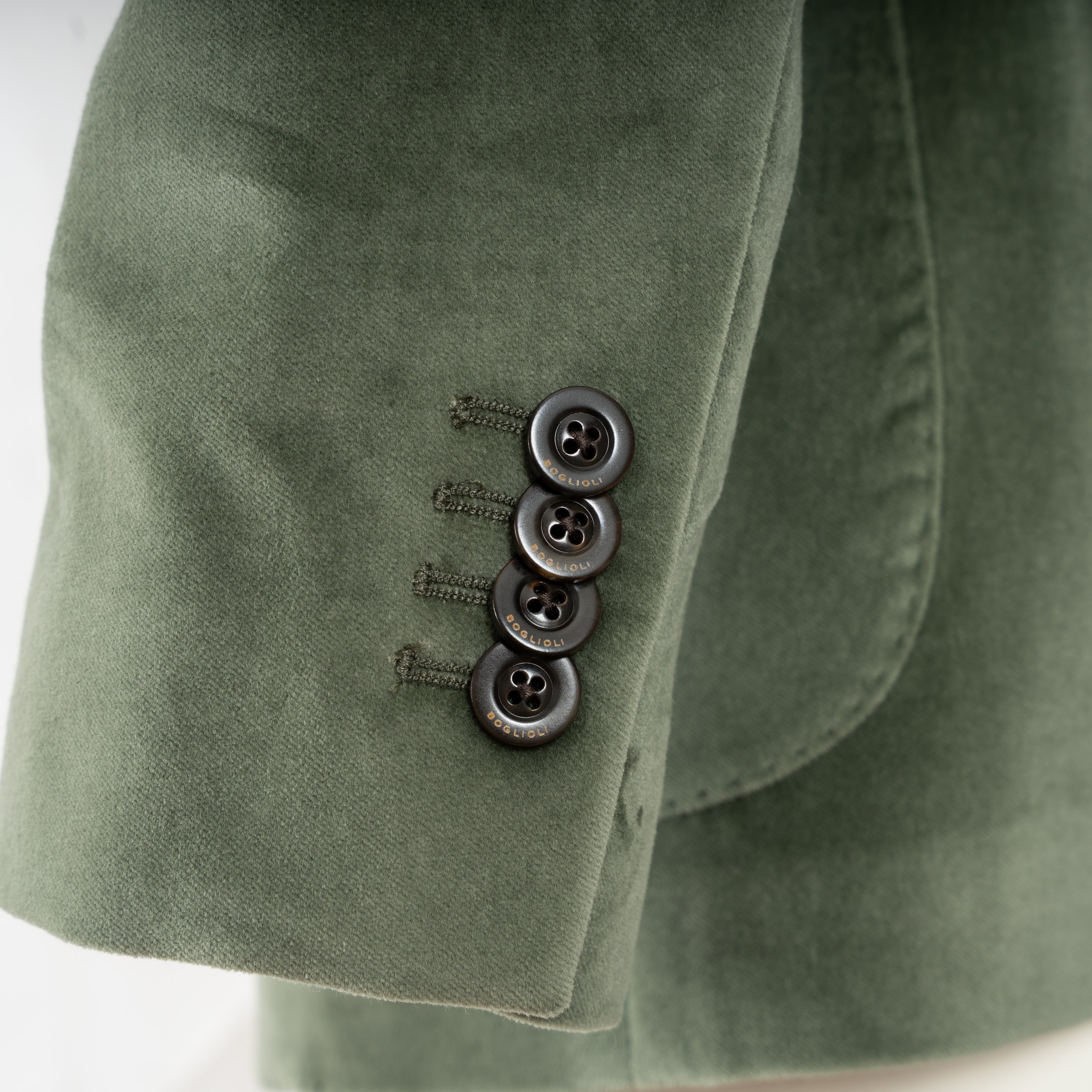 BOGLIOLI Colbert Velvet Groen | K-Jacket