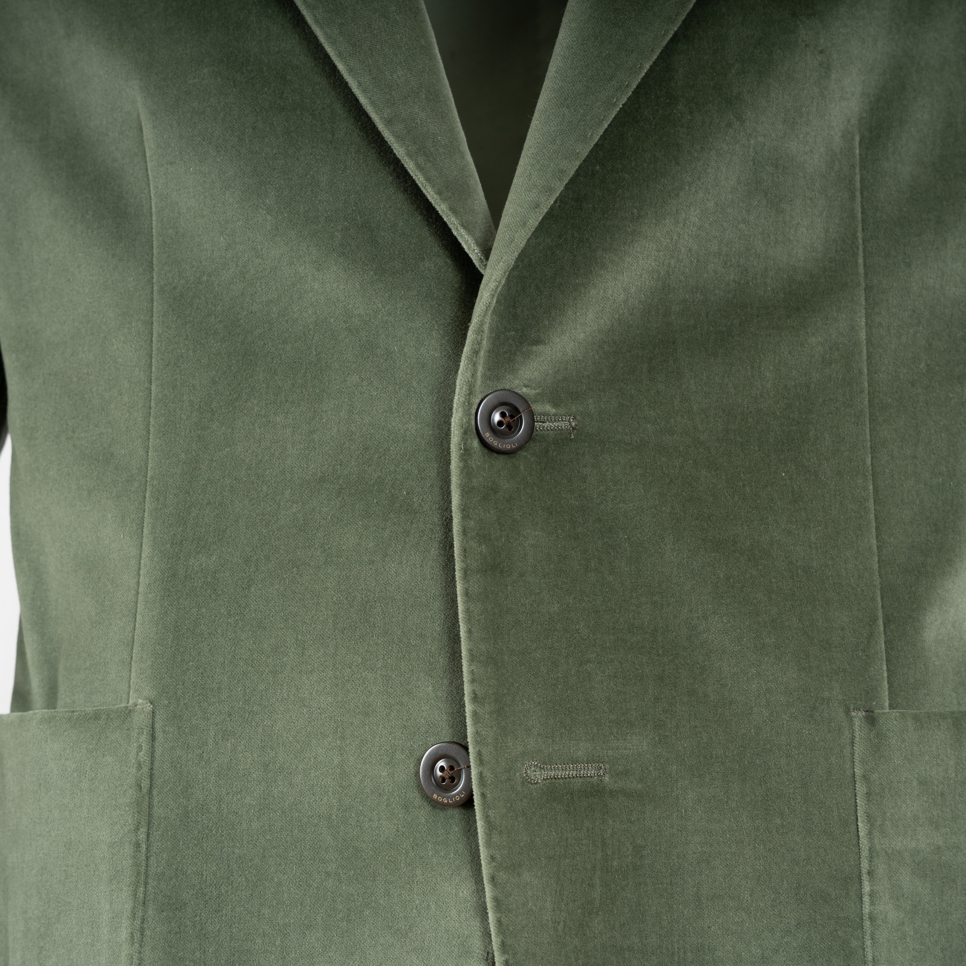 BOGLIOLI Colbert Velvet Groen | K-Jacket