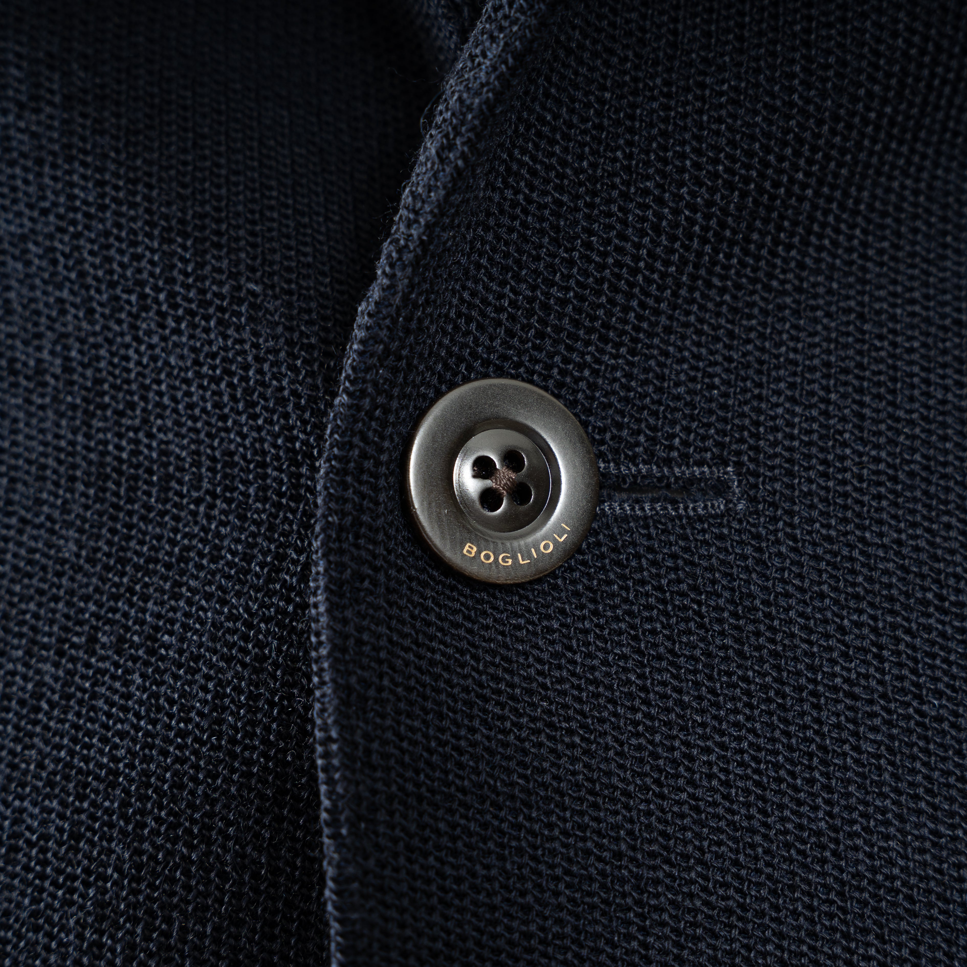 BOGLIOLI Knitted Colbert Donkerblauw | K-Jacket