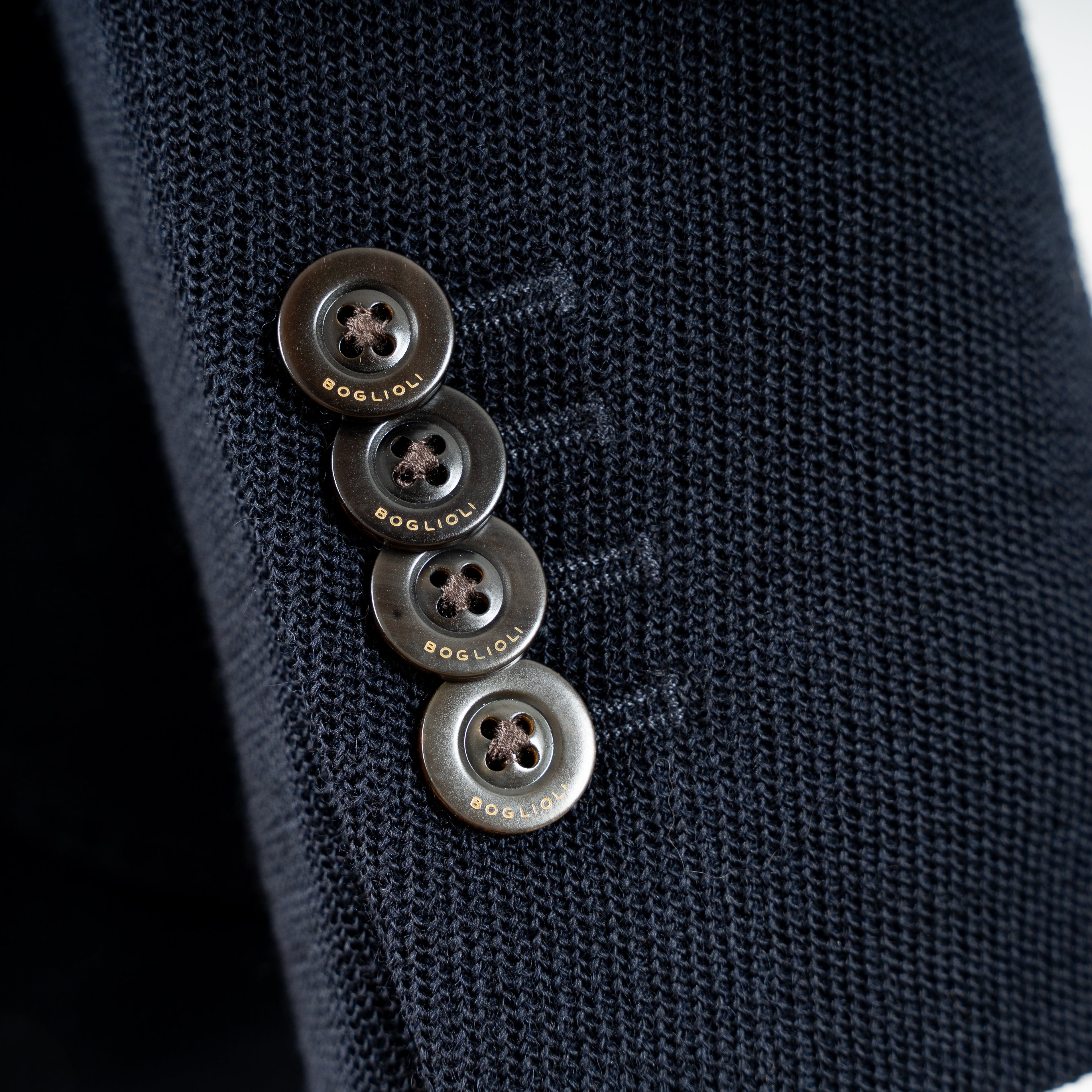 BOGLIOLI Knitted Colbert Donkerblauw | K-Jacket