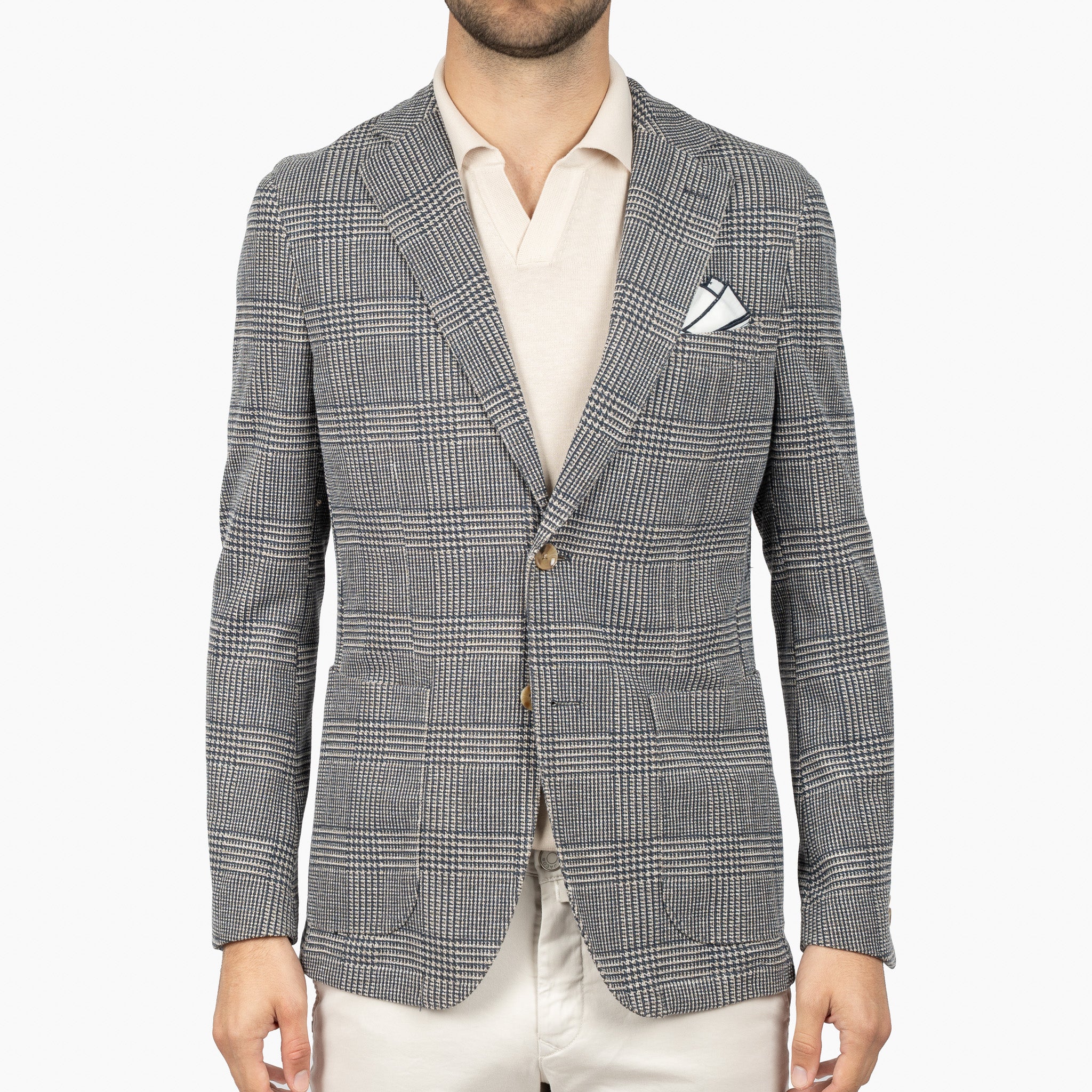 SEVEN DIALS Colbert Geruit Blauw | Blakely