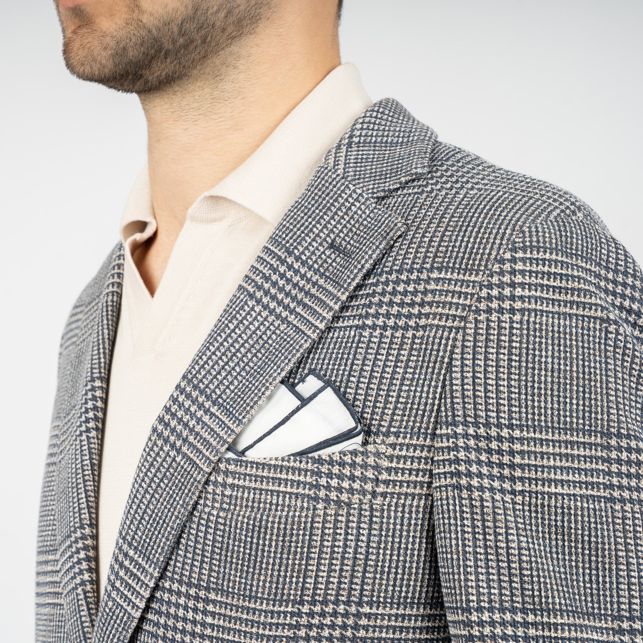 SEVEN DIALS Colbert Geruit Blauw | Blakely