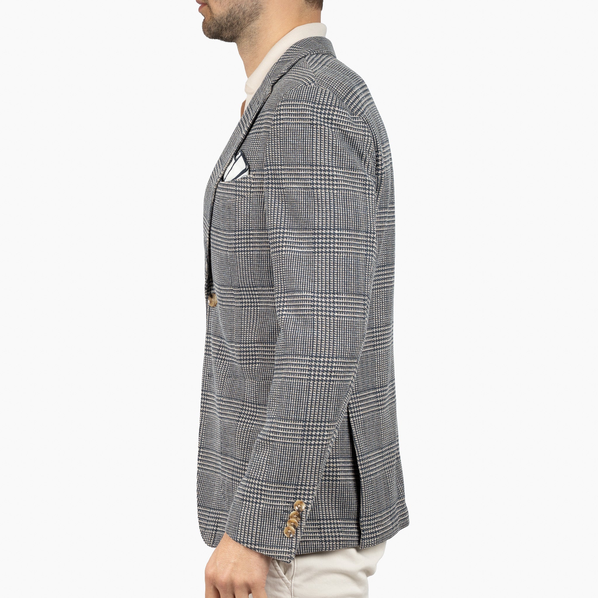 SEVEN DIALS Colbert Geruit Blauw | Blakely