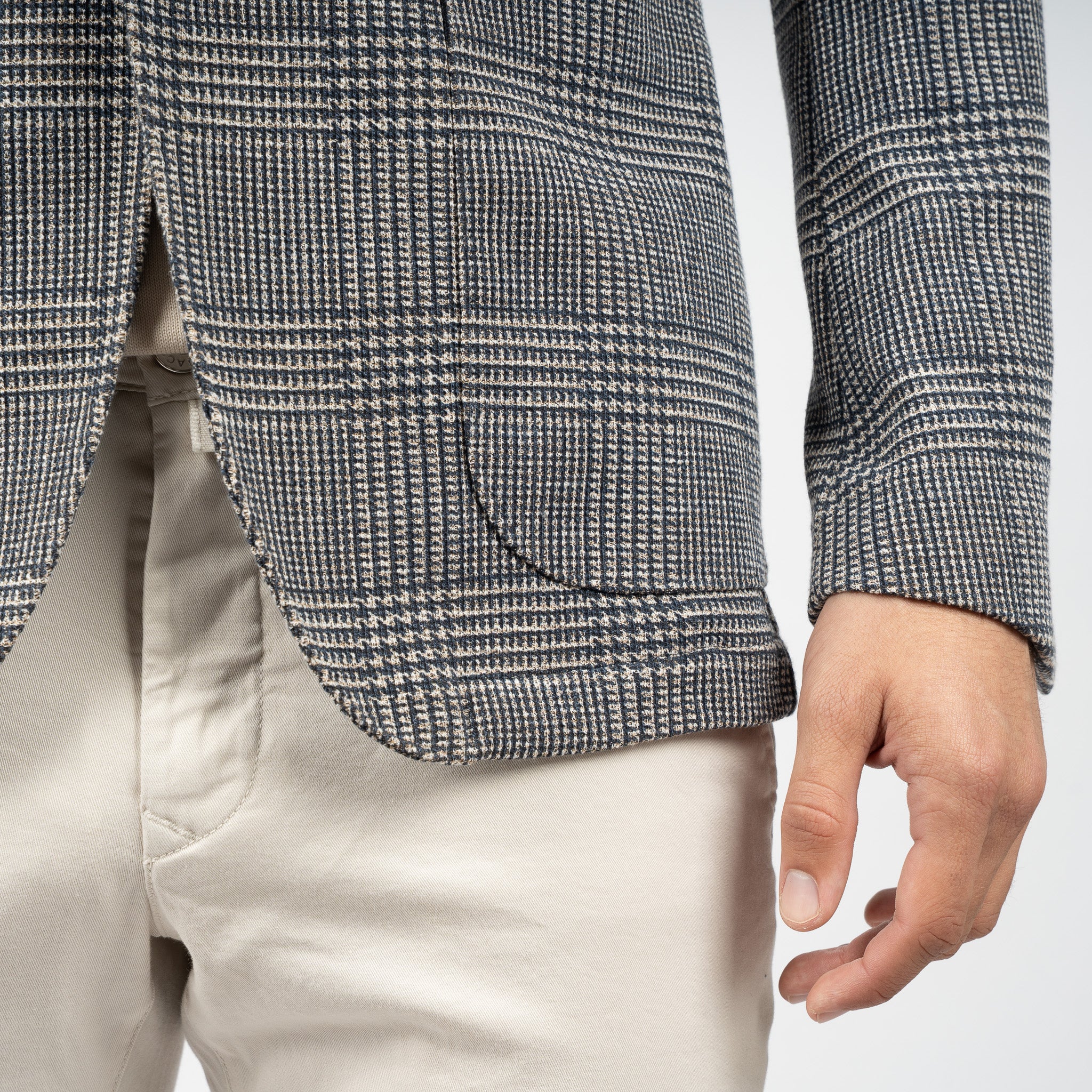 SEVEN DIALS Colbert Geruit Blauw | Blakely