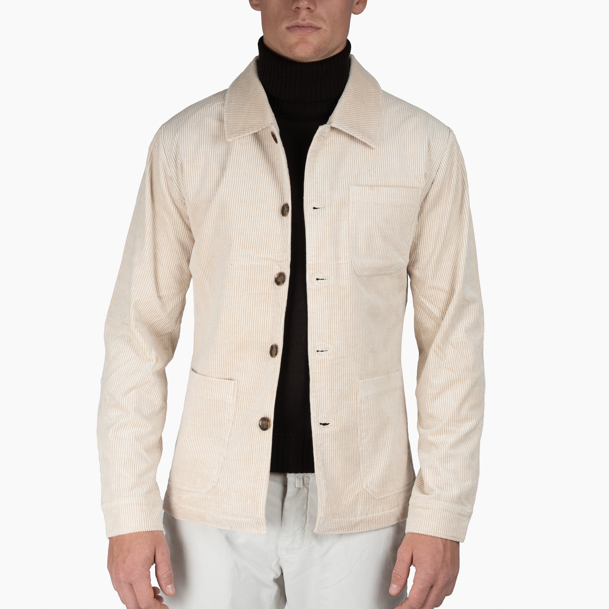 SEVEN DIALS Overshirt Beige | Bamerson