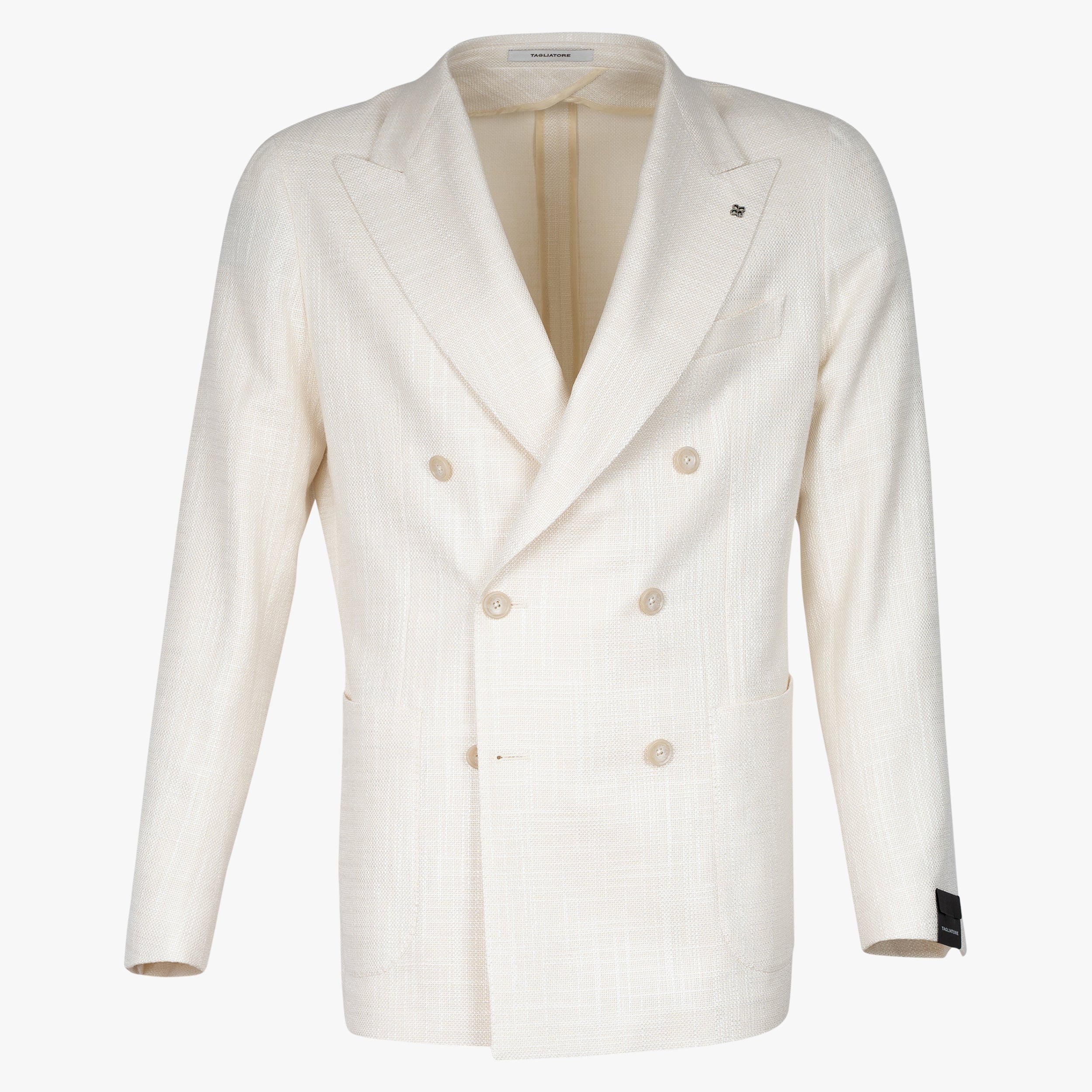 TAGLIATORE Double-Breasted Colbert Crème