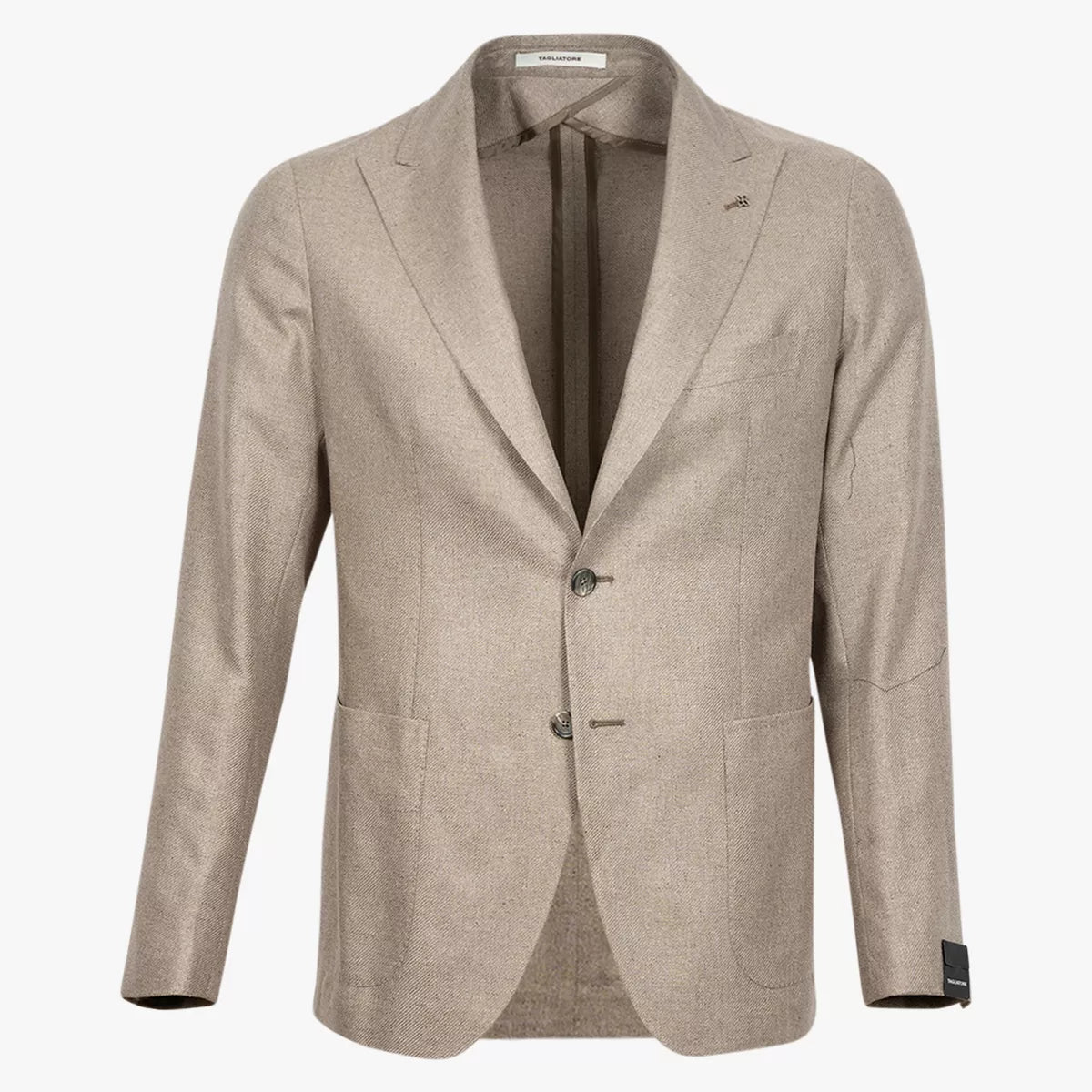 TAGLIATORE Colbert Taupe | Peak Lapel