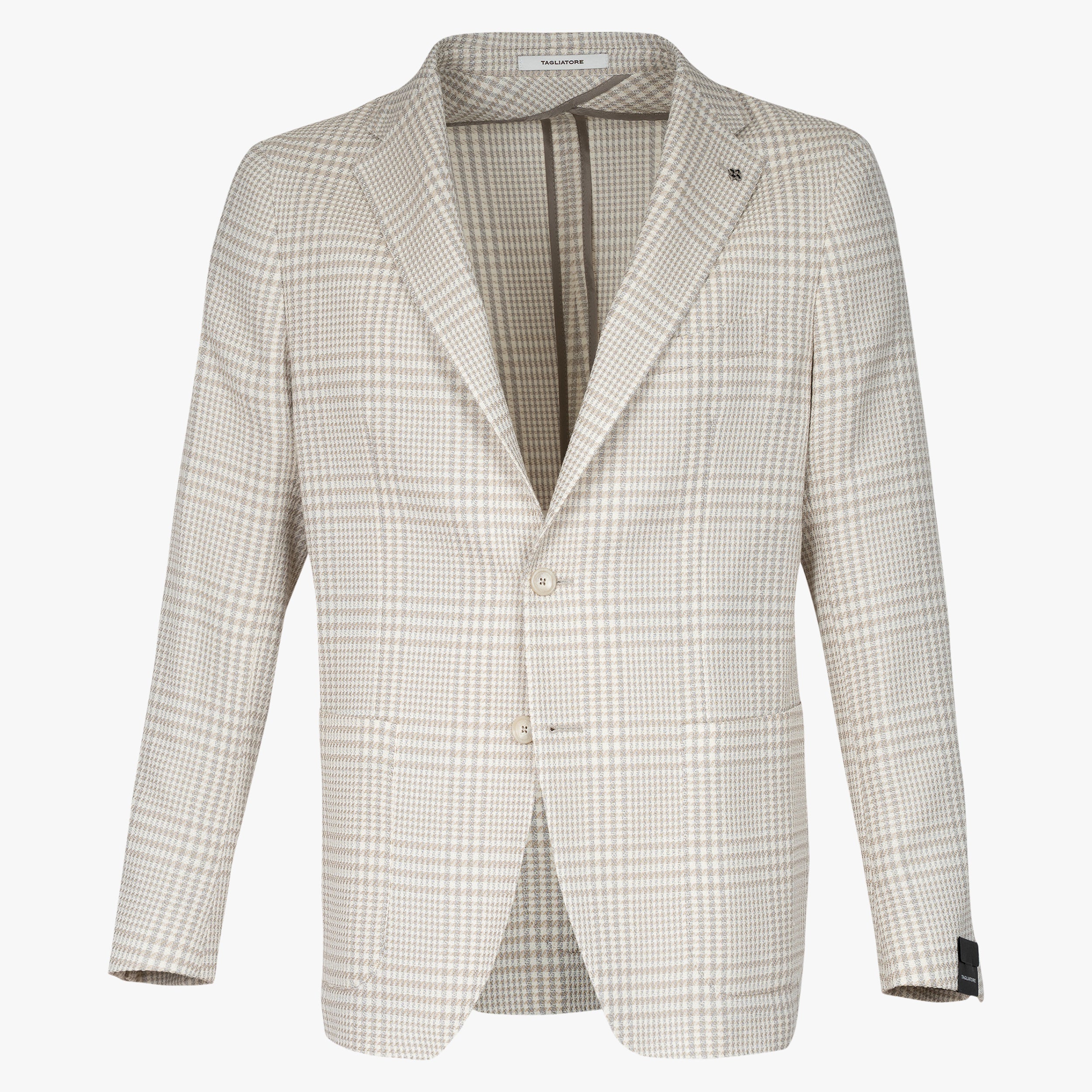 TAGLIATORE Colbert Beige Ruit
