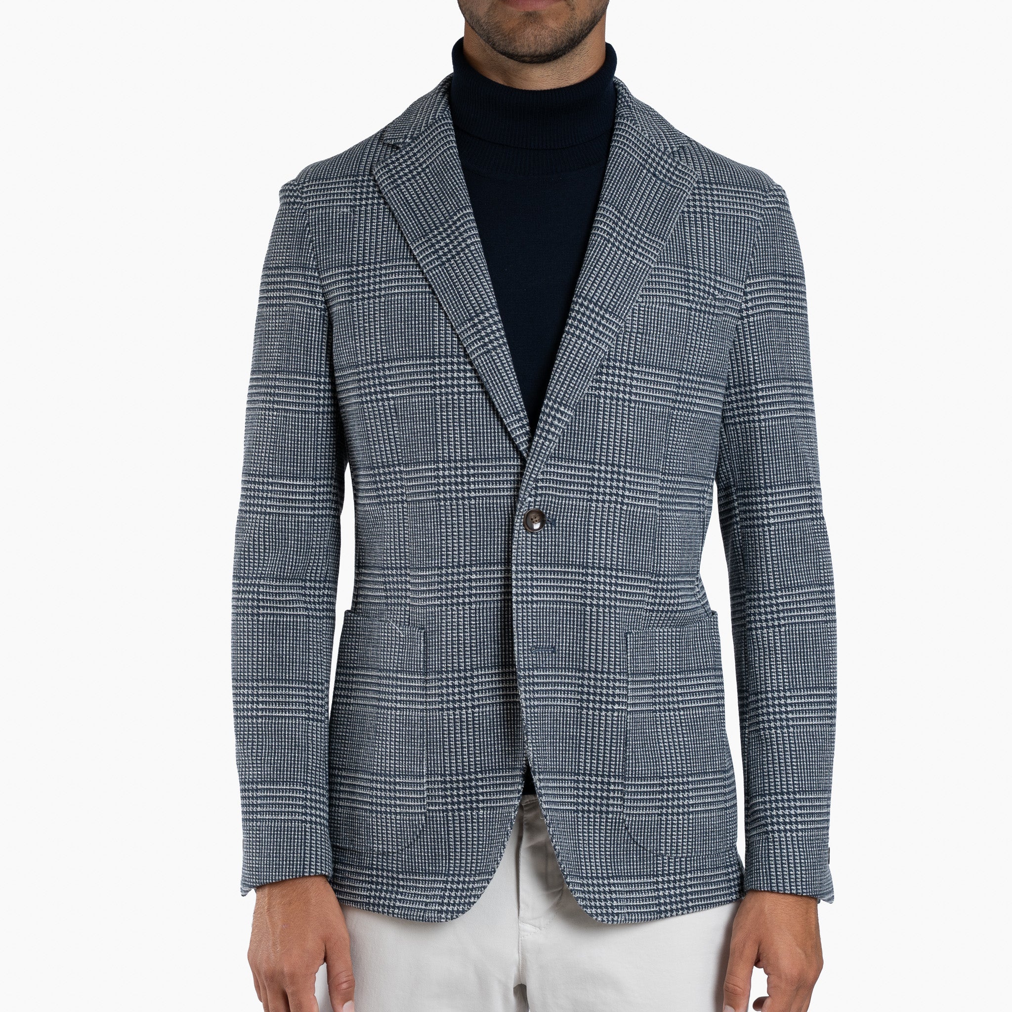 SEVEN DIALS Colbert Geruit Blauw | Blakely