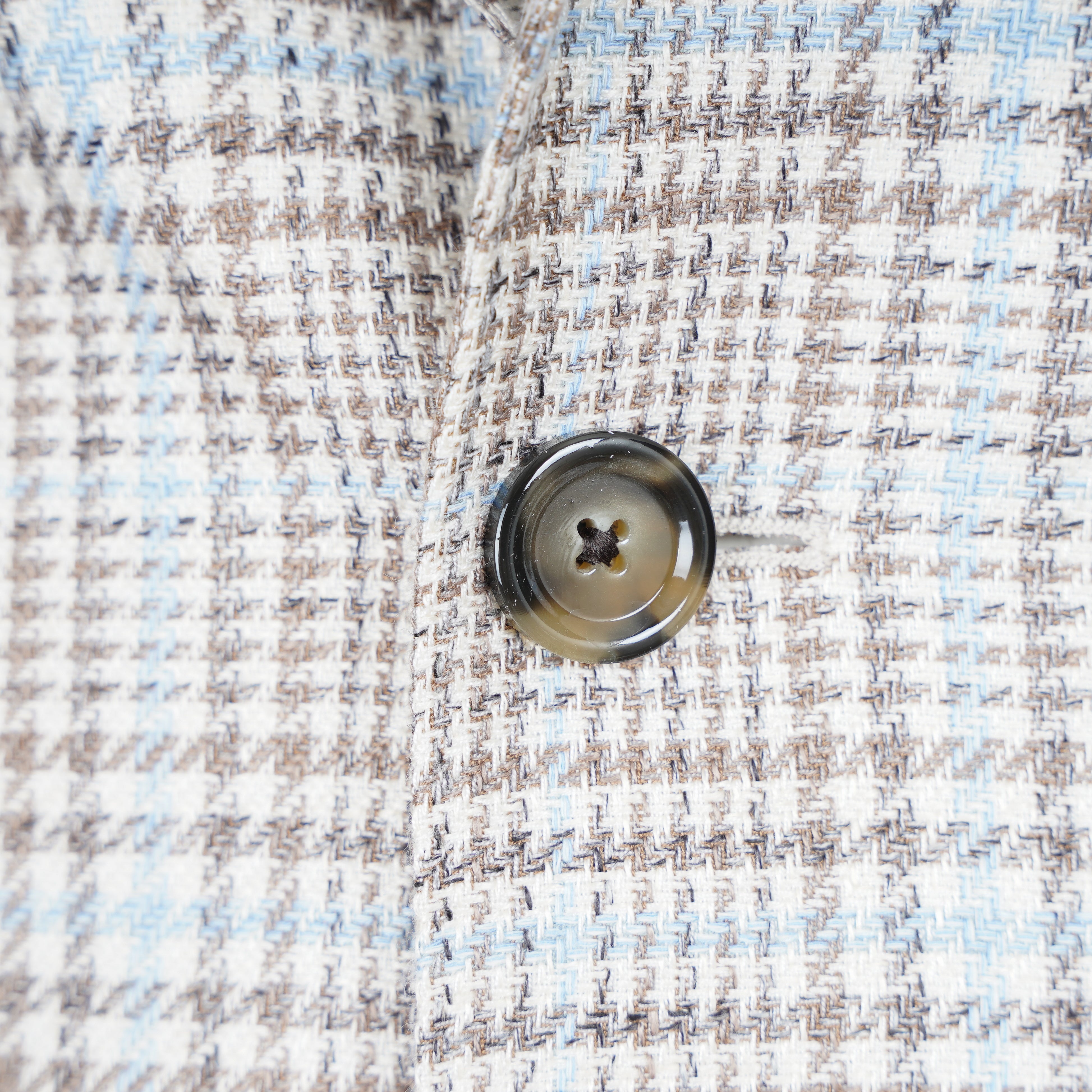 Lardini Colbert Geruit Taupe / Lichtblauw | Roma