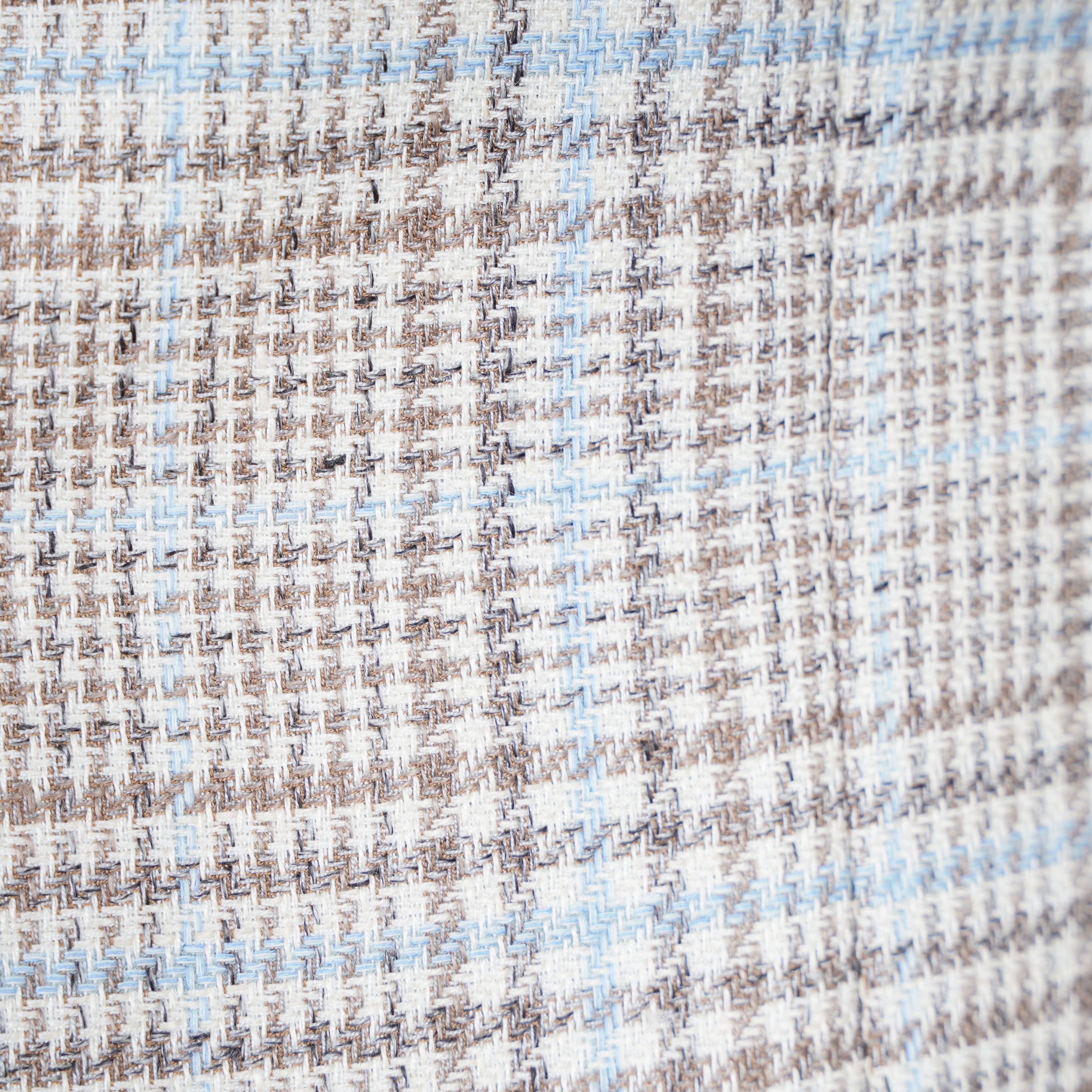 Lardini Colbert Geruit Taupe / Lichtblauw | Roma