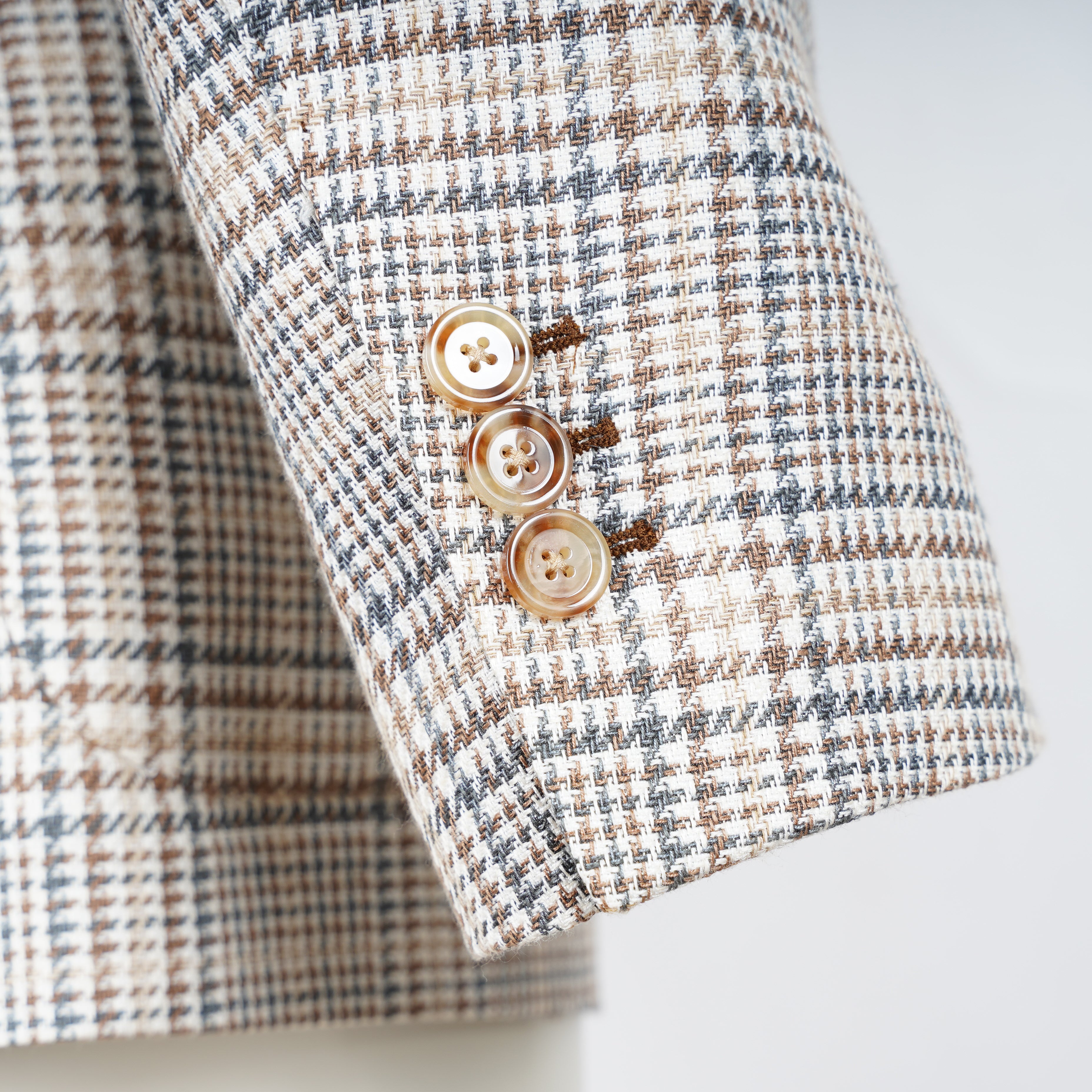 Lardini Colbert Geruit Bruin / Blauw | Roma