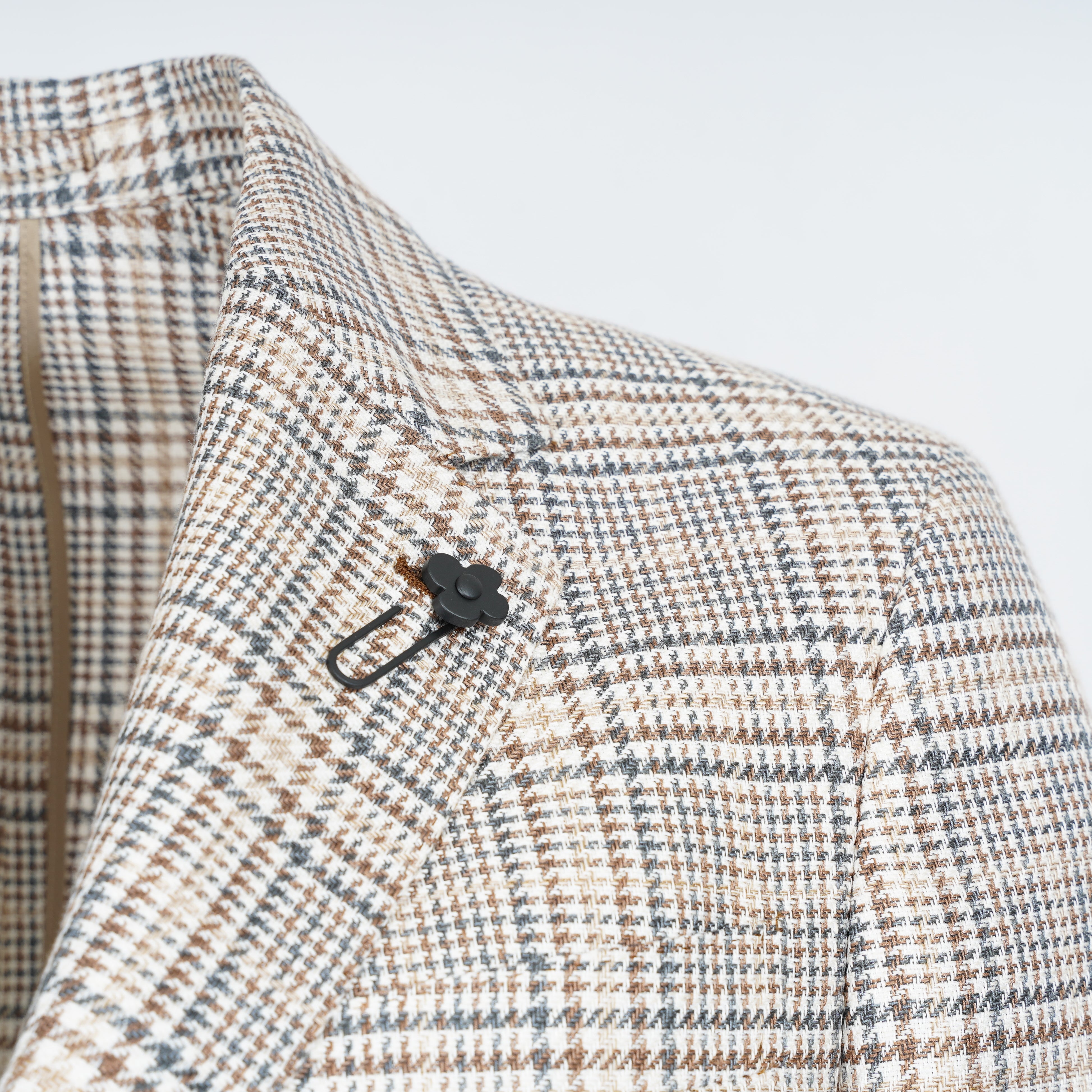 Lardini Colbert Geruit Bruin / Blauw | Roma