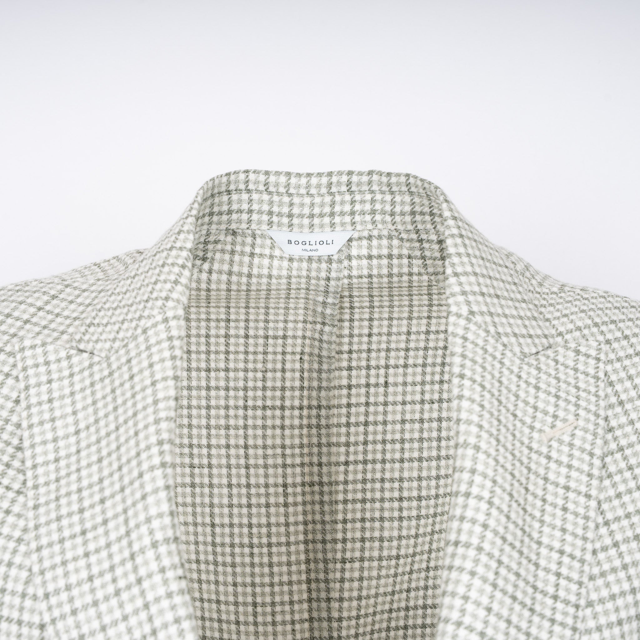 BOGLIOLI Colbert Lichtgroen Geruit | K-Jacket