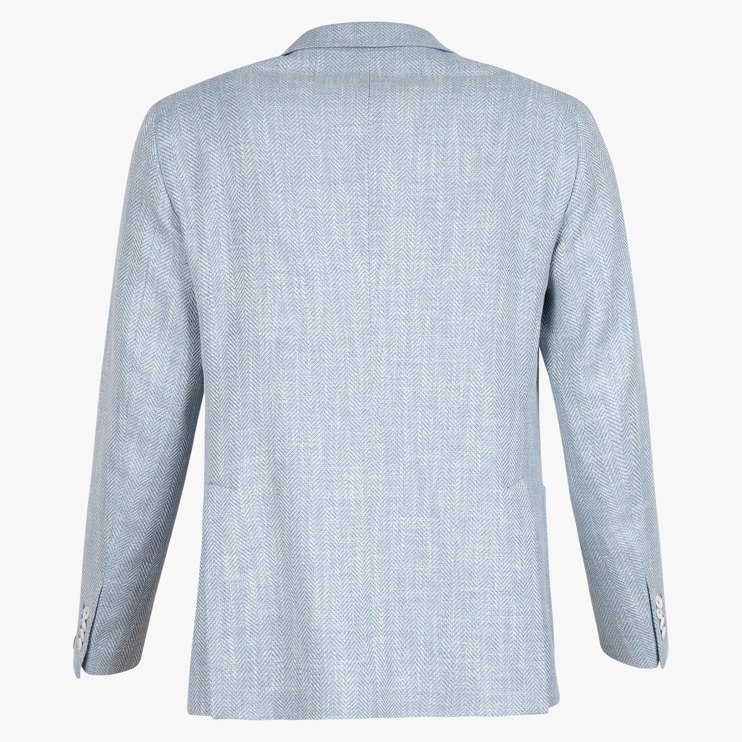 TAGLIATORE Colbert Visgraat Lichtblauw | Exclusive Garment