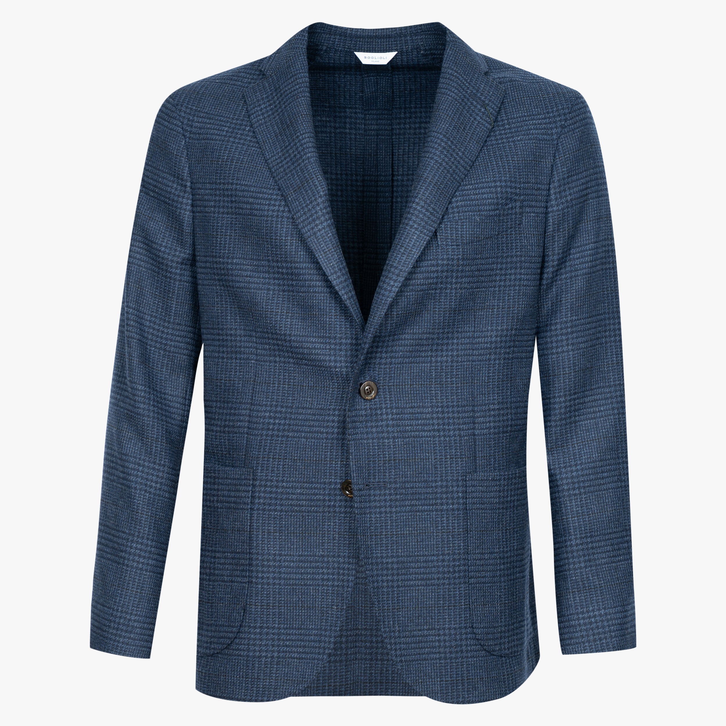 BOGLIOLI Colbert Donkerblauw Geruit | K-Jacket