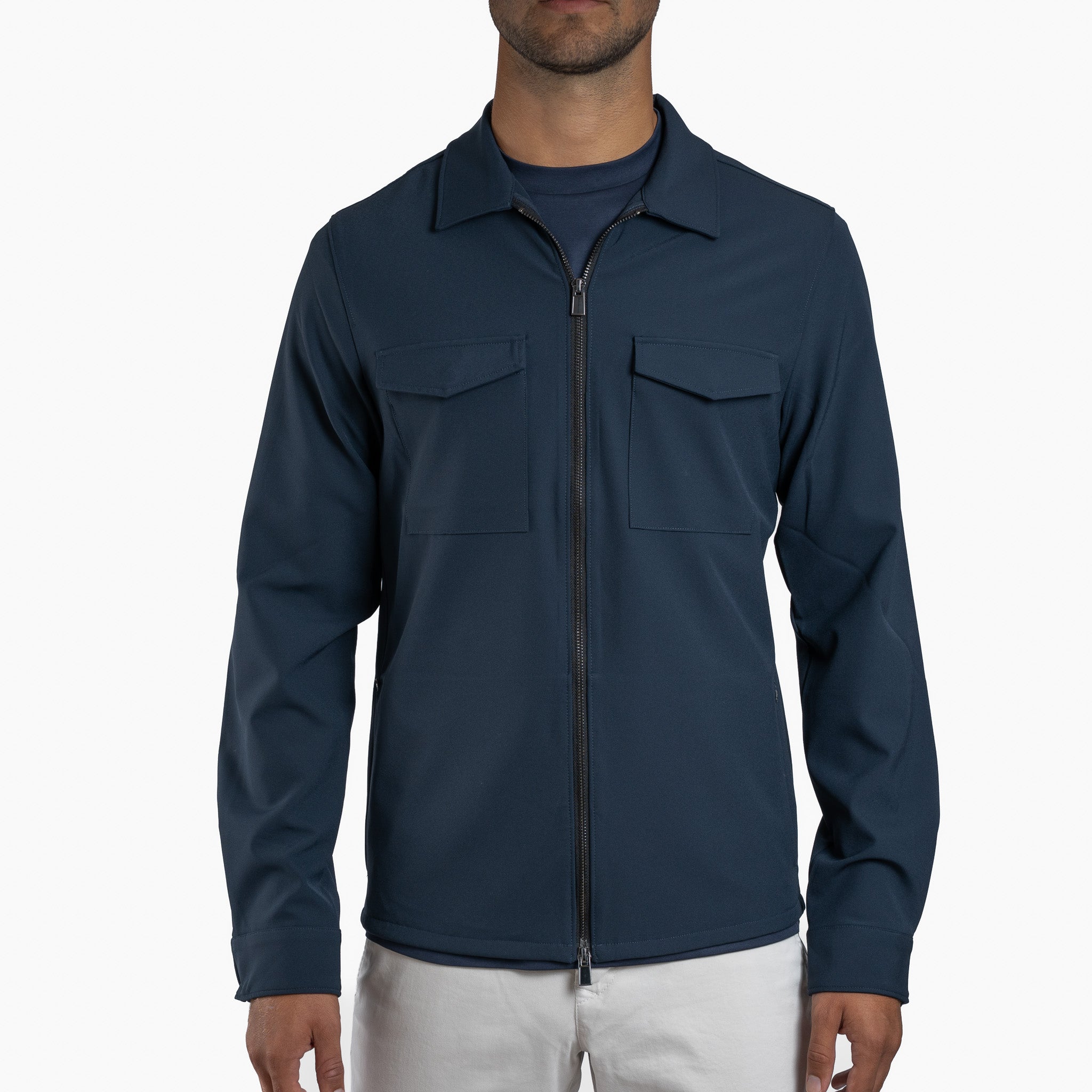 SEVEN DIALS Overshirt Donkerblauw | Earlson