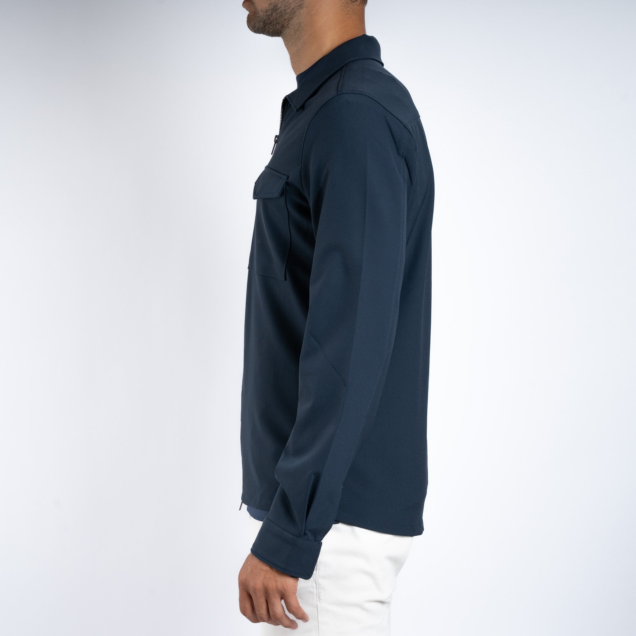 SEVEN DIALS Overshirt Donkerblauw | Earlson
