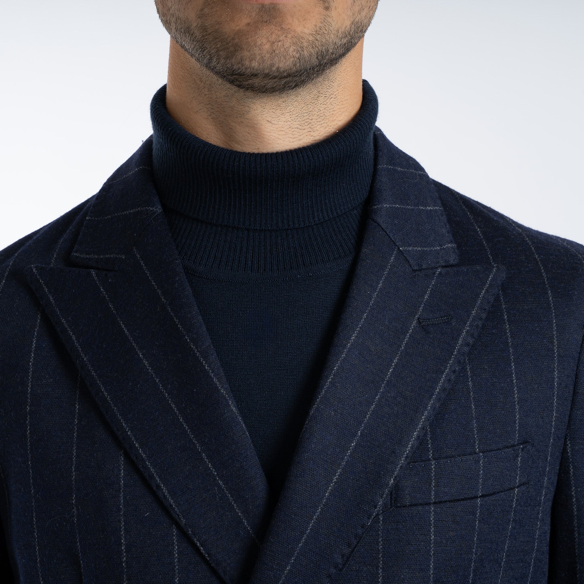 SEVEN DIALS Double-Breasted Colbert Krijtstreep Blauw | Carswell