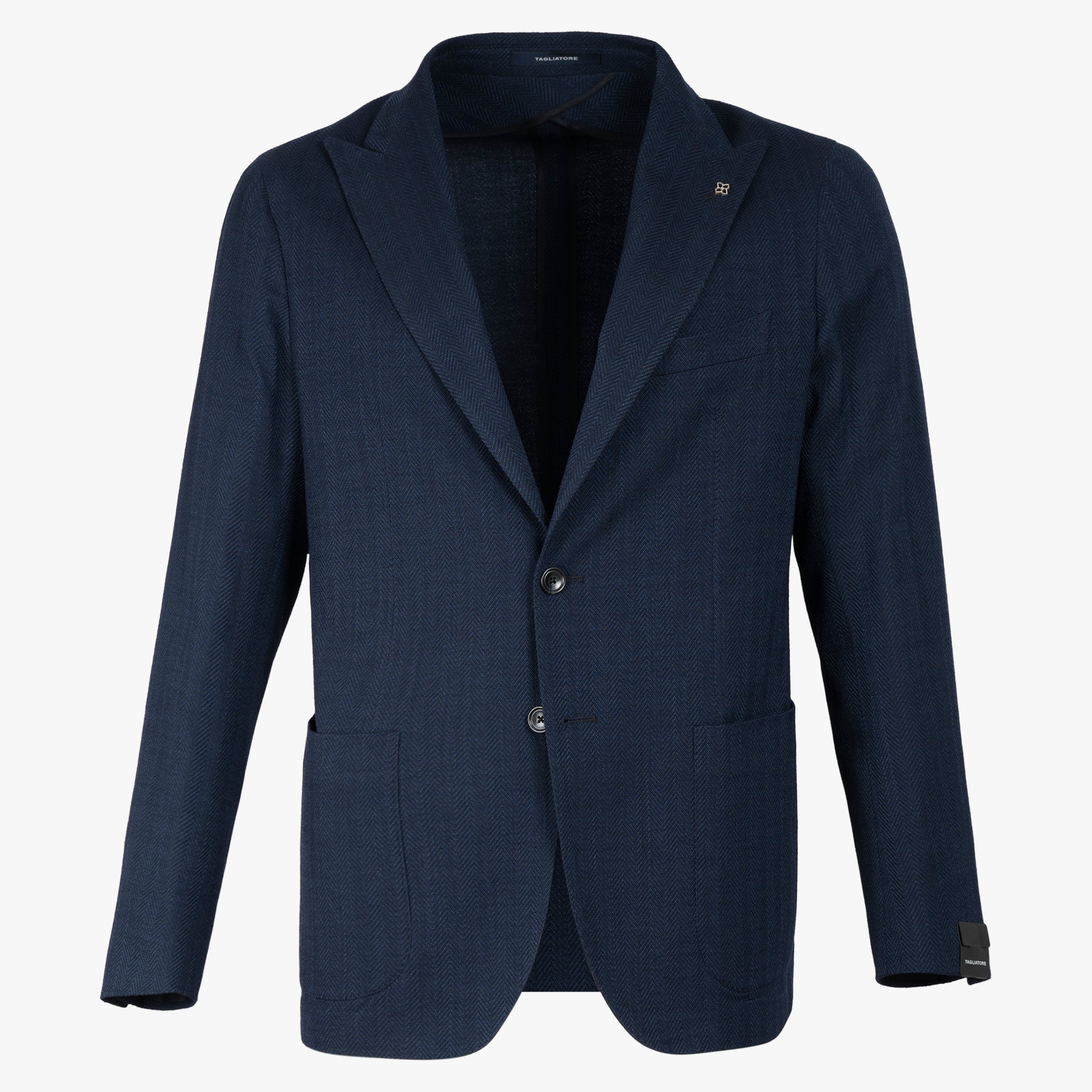 TAGLIATORE Colbert Donkerblauw | Herringbone