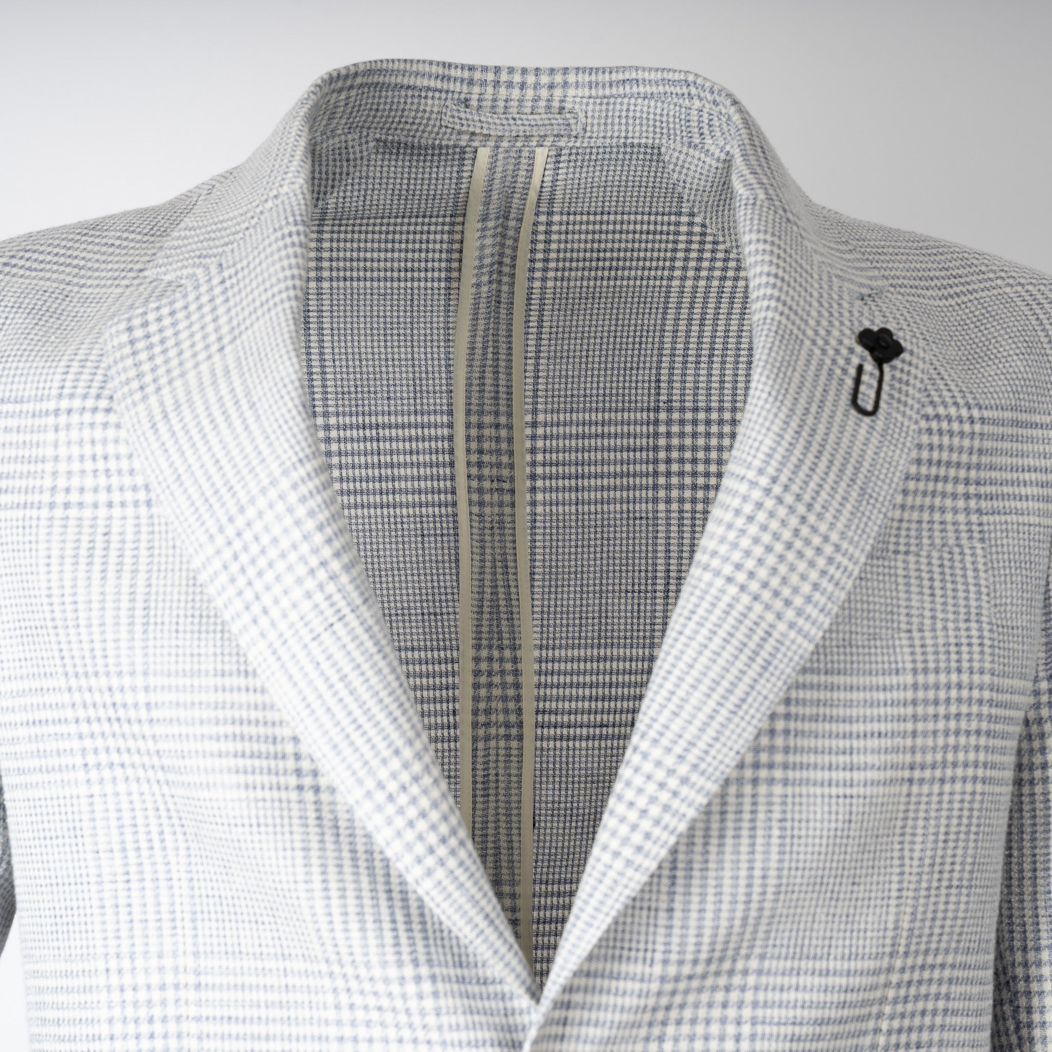 Lardini Colbert Lichtblauw Geruit | Roma