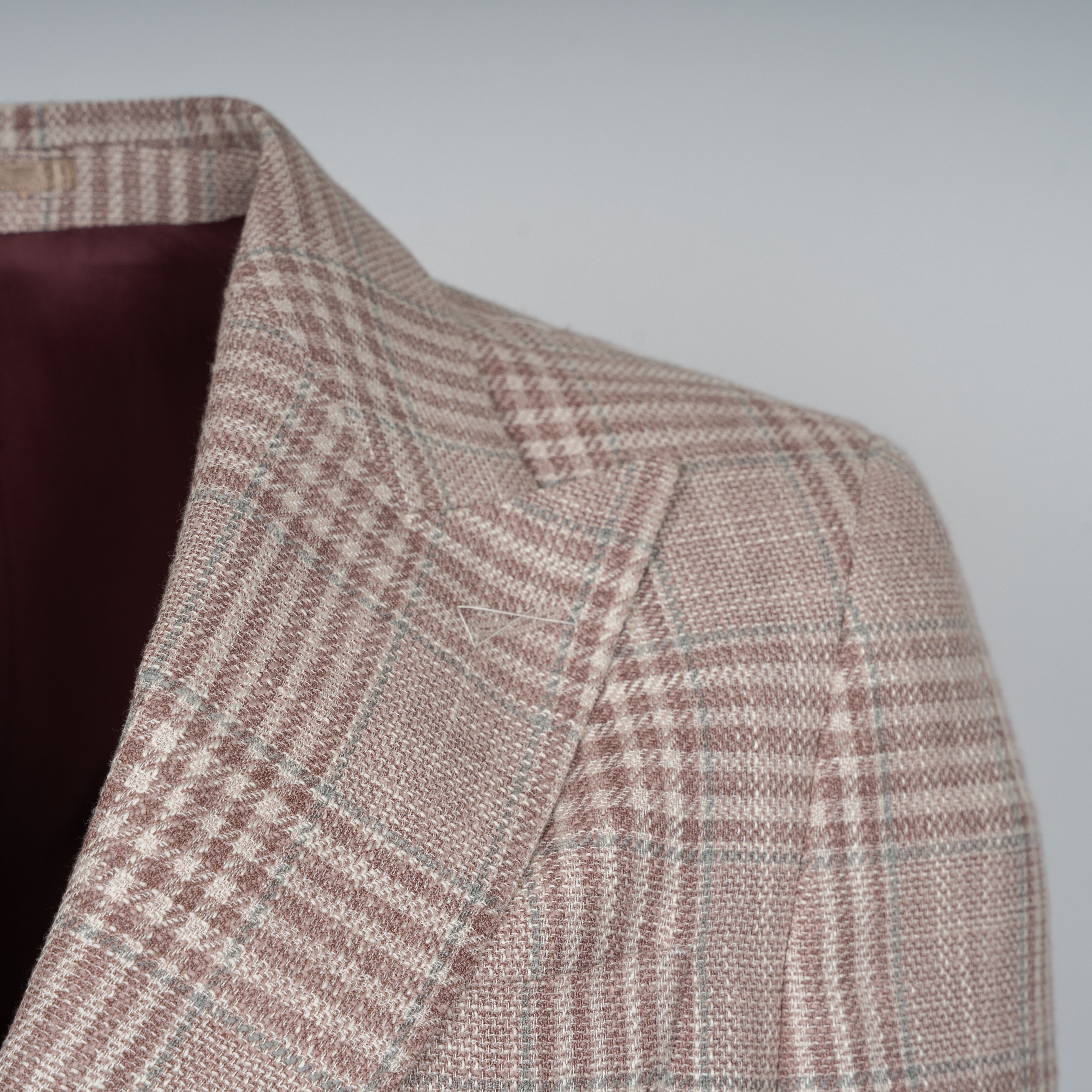 Munro Colbert Roze Geruit | Loro Piana Softime