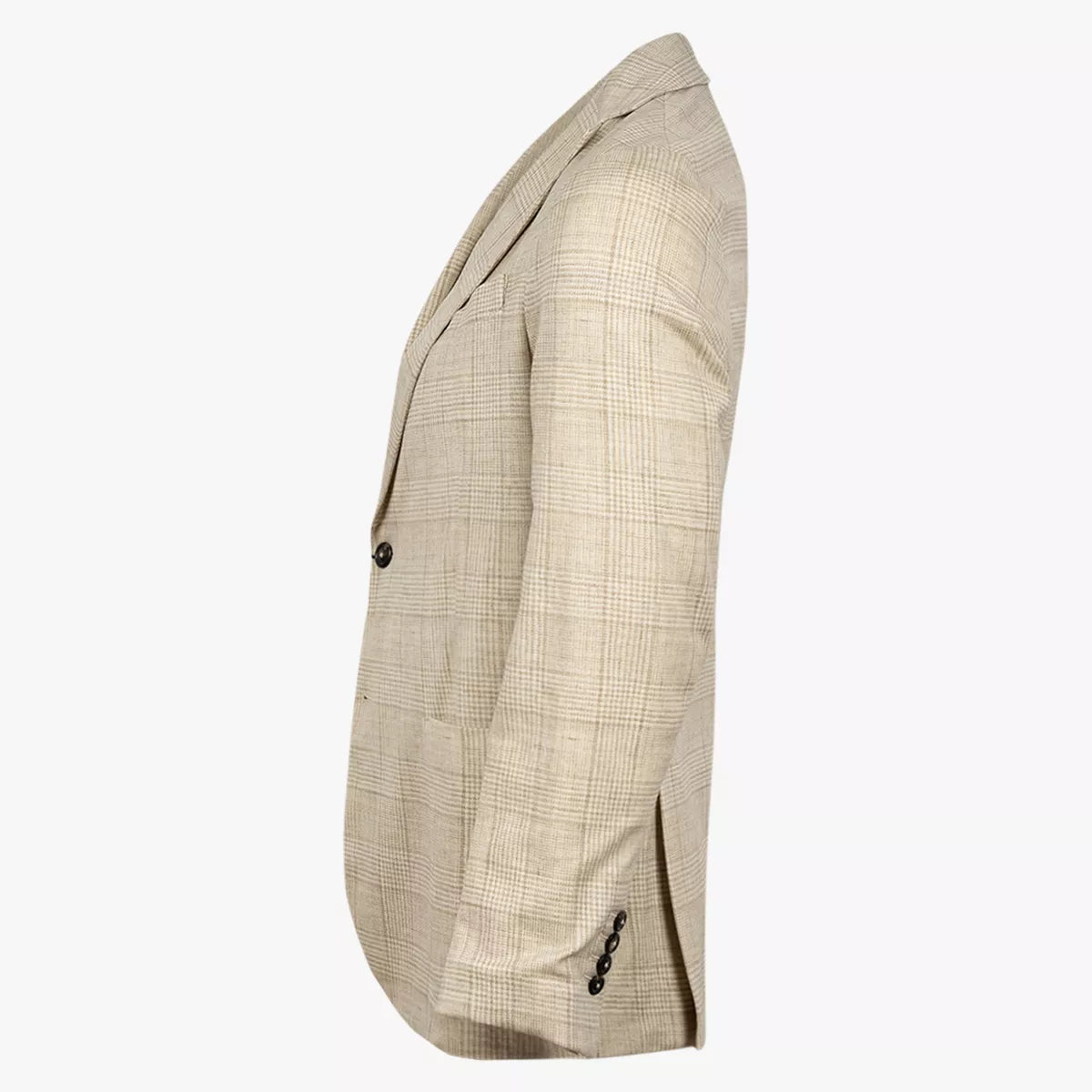 CIRCOLO Colbert Beige Geruit | Easy Jacket