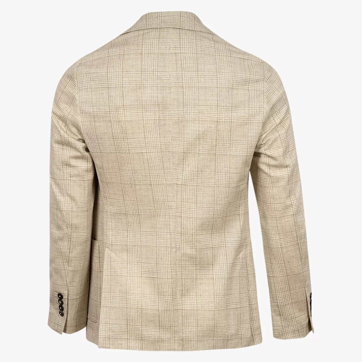 CIRCOLO Colbert Beige Geruit | Easy Jacket