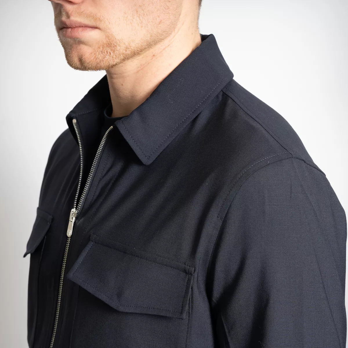 Marco Pescarolo Overshirt Donkerblauw | Urus