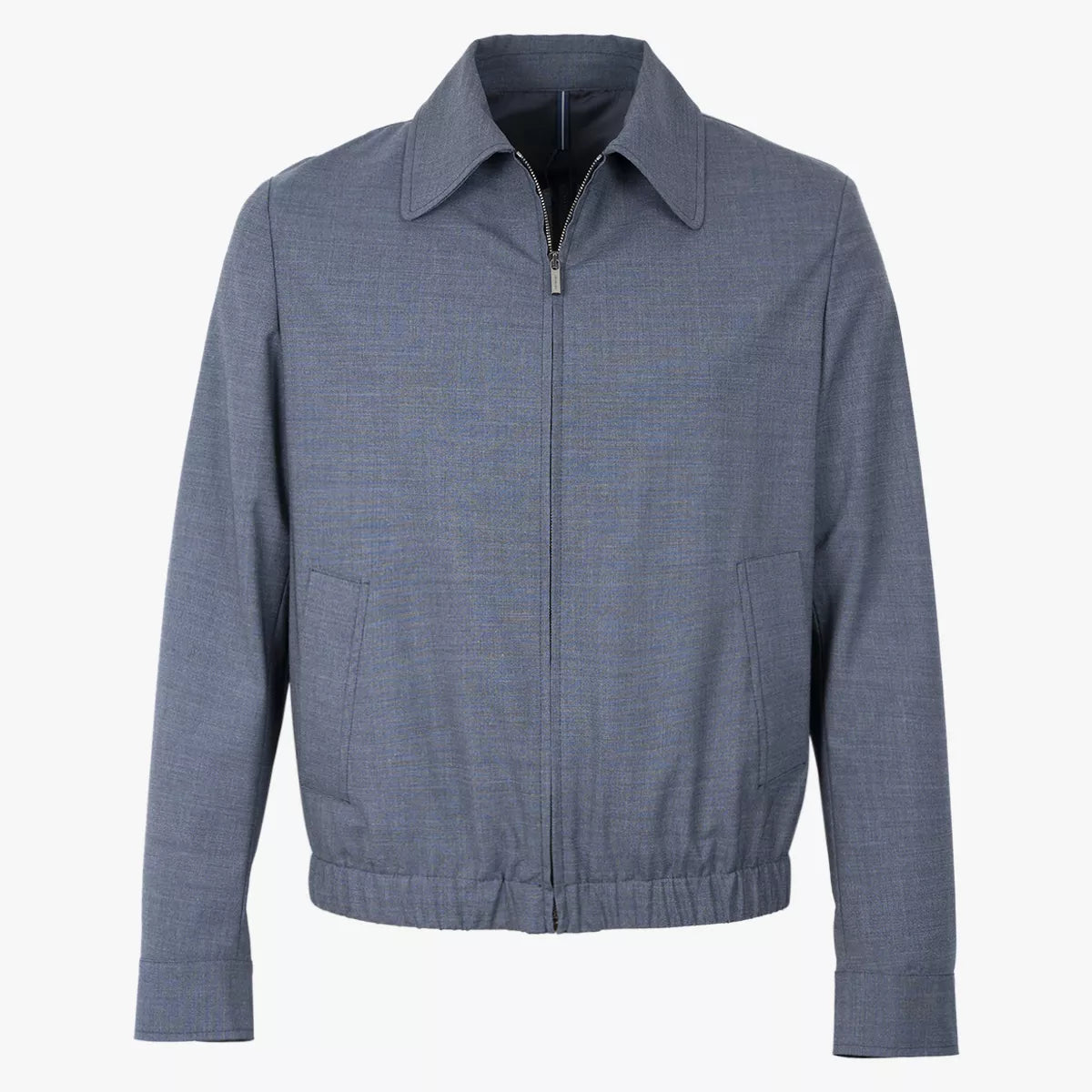 Incotex Overshirt Wol Middenblauw | Montedoro