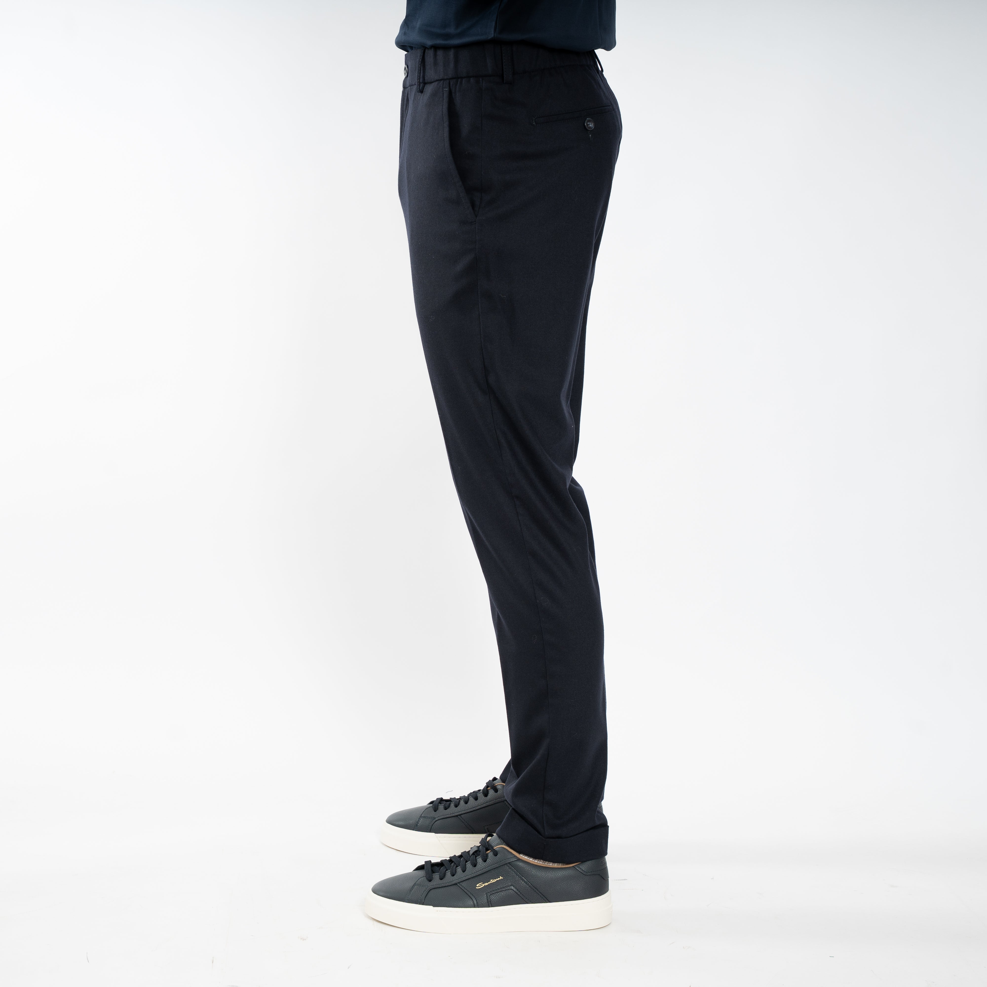 Marco Pescarolo Pantalon Donkerblauw | Manu