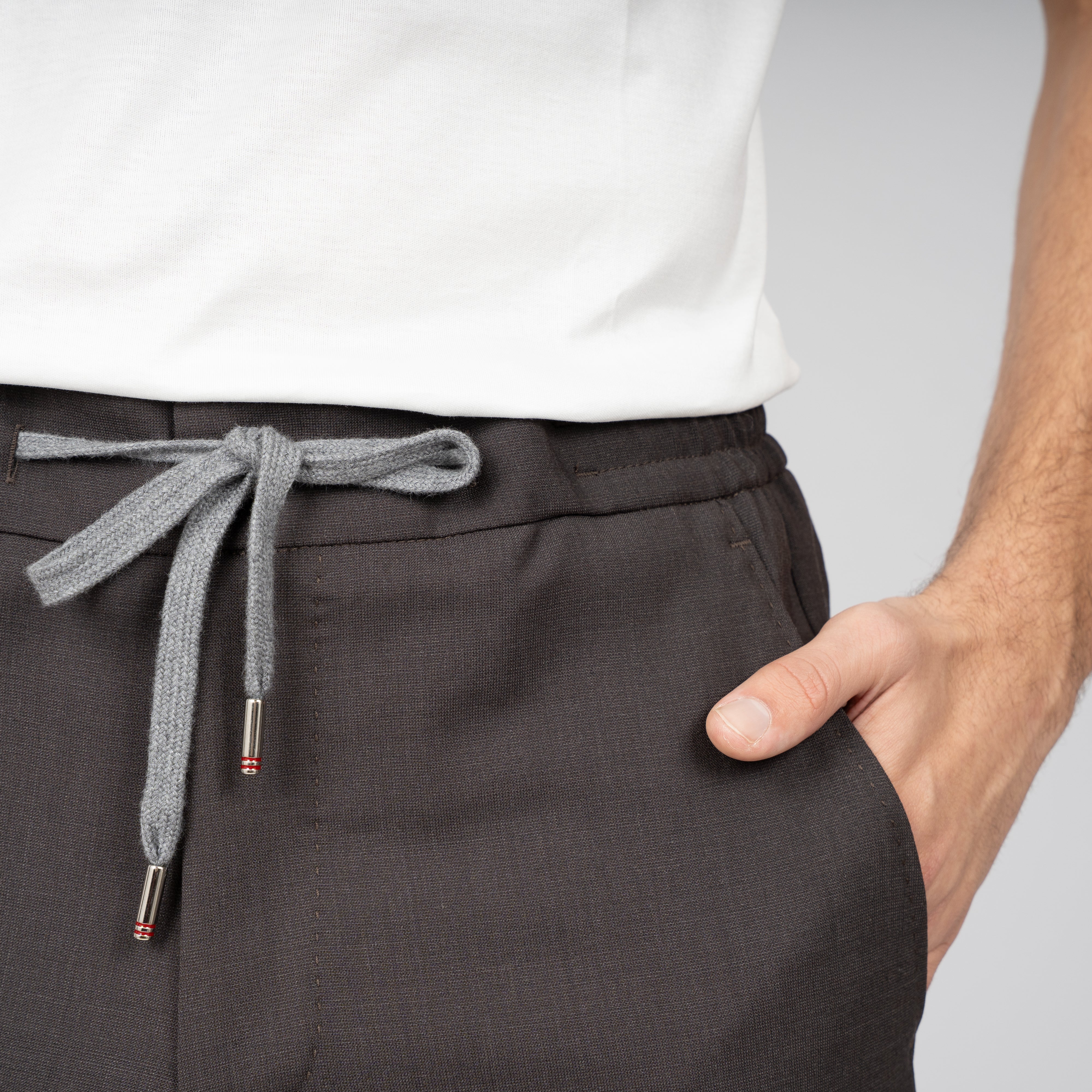 Marco Pescarolo Pantalon Bruin | Caracciolo