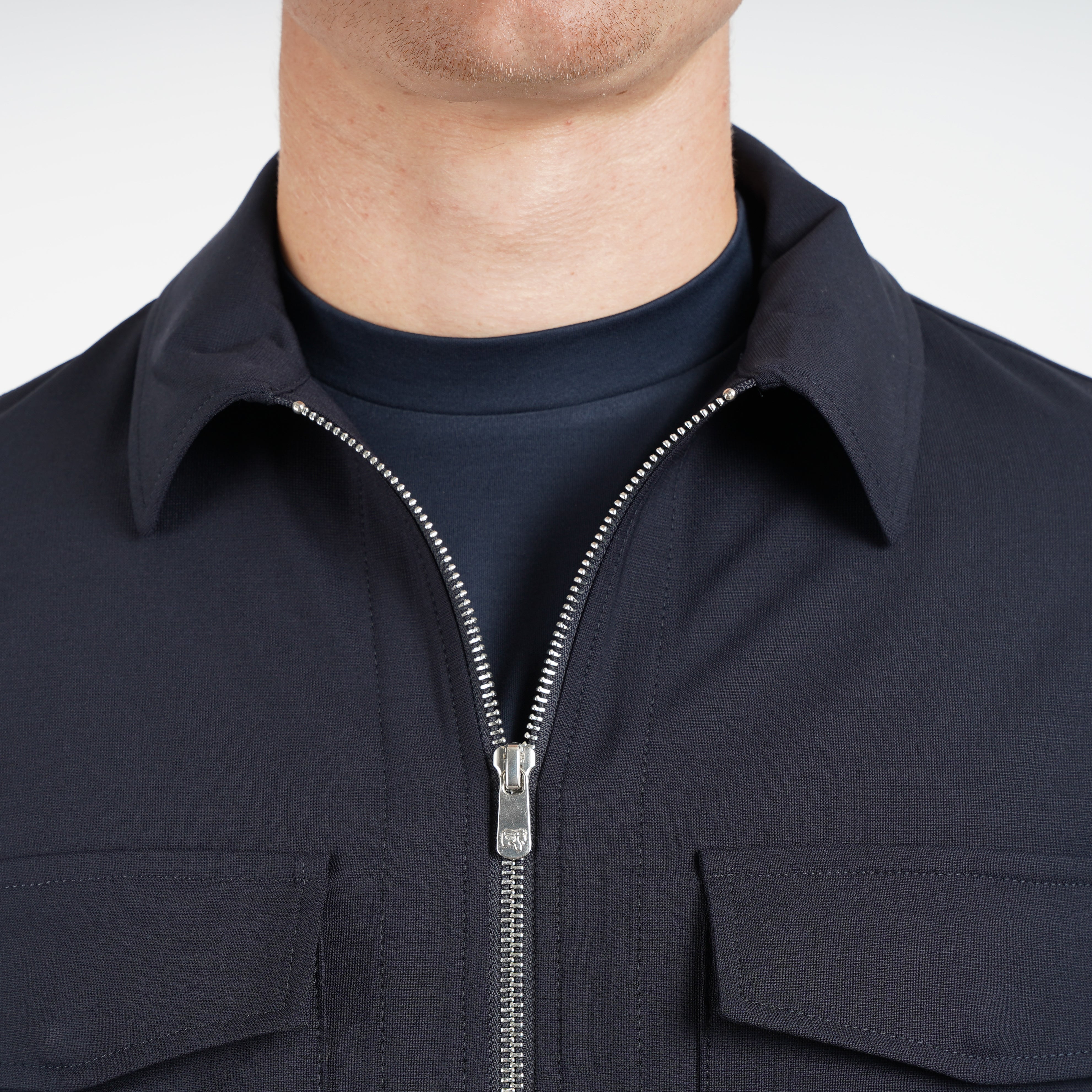 Marco Pescarolo Overshirt Donkerblauw | Urus