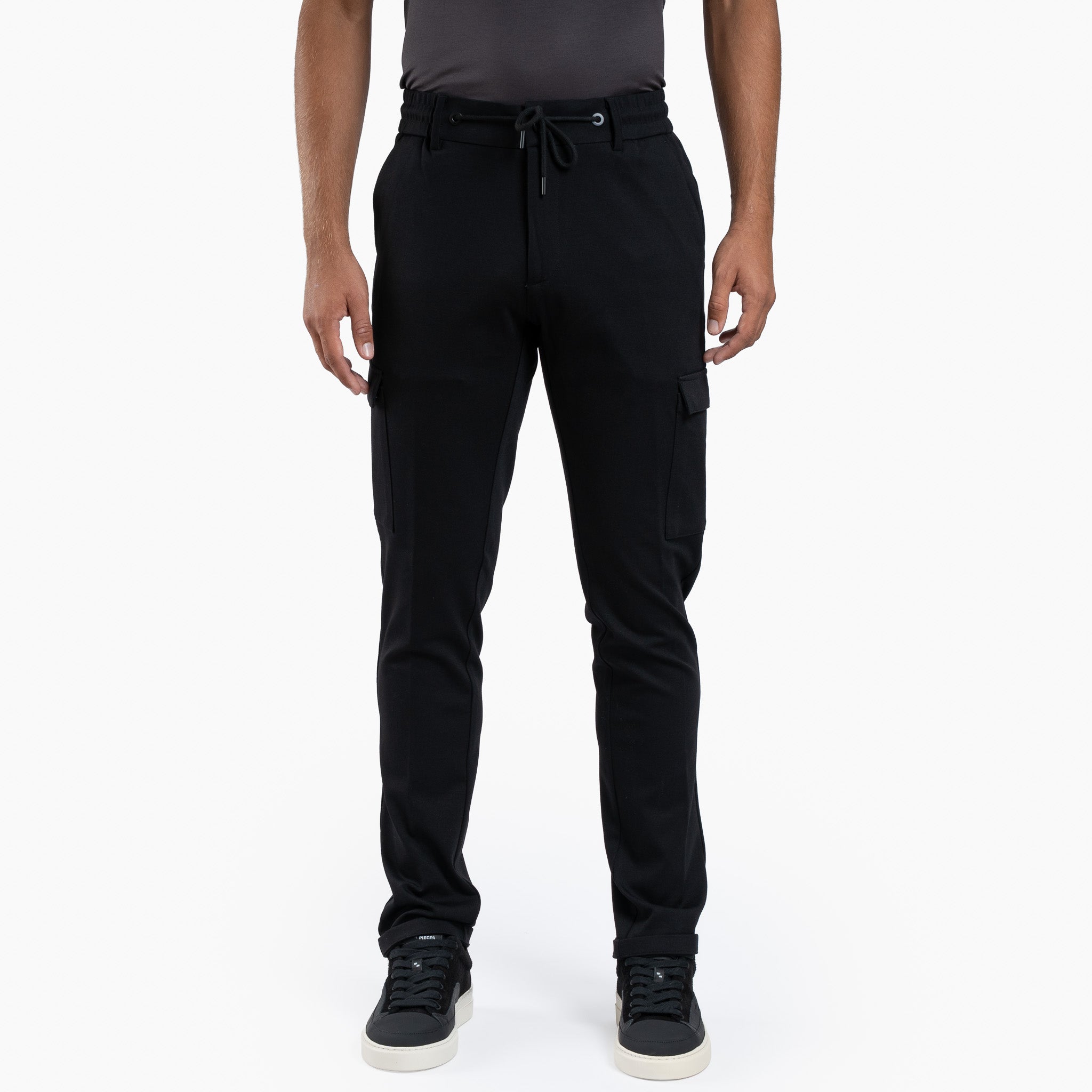 Genti Cargo Broek Zwart | York