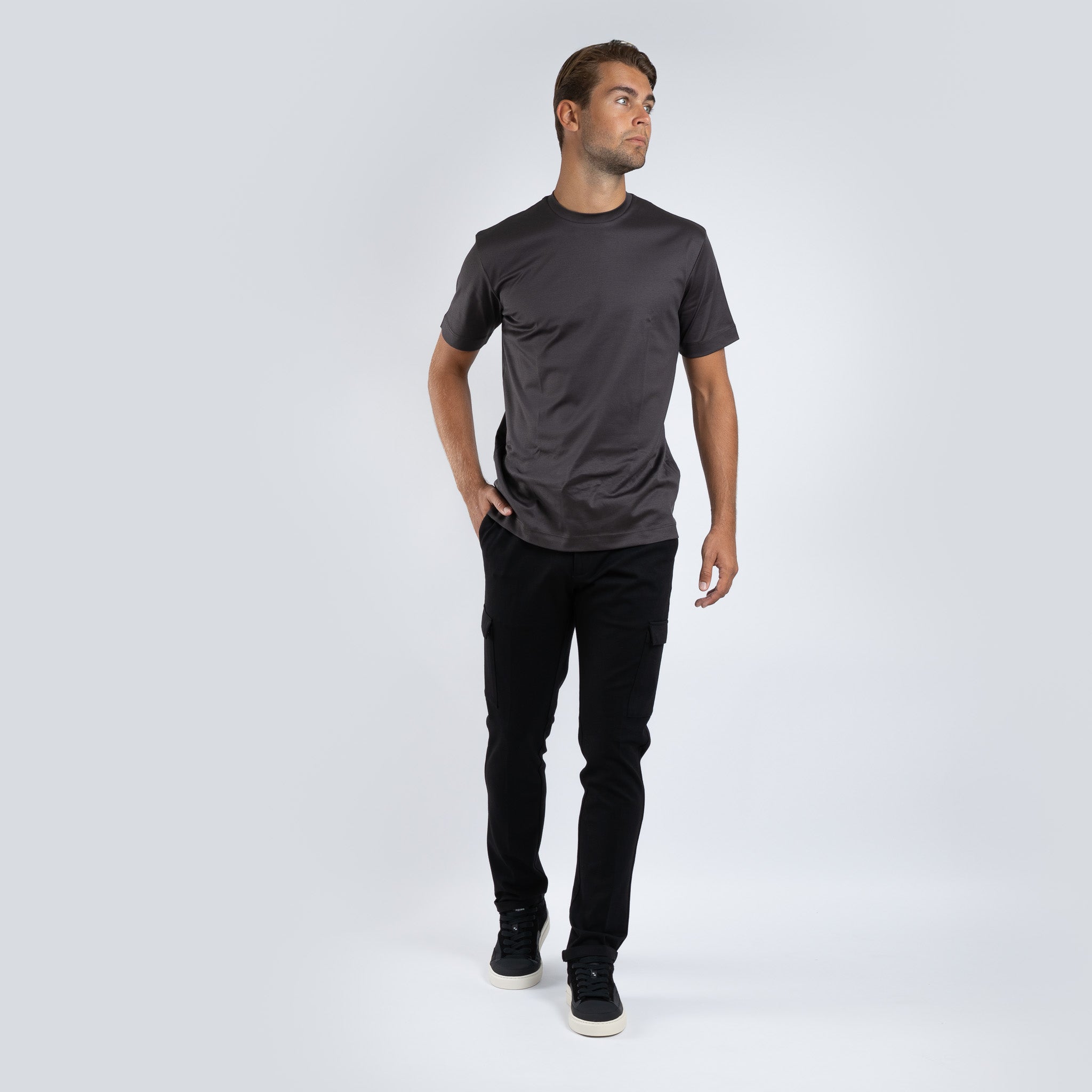 Genti Cargo Broek Zwart | York