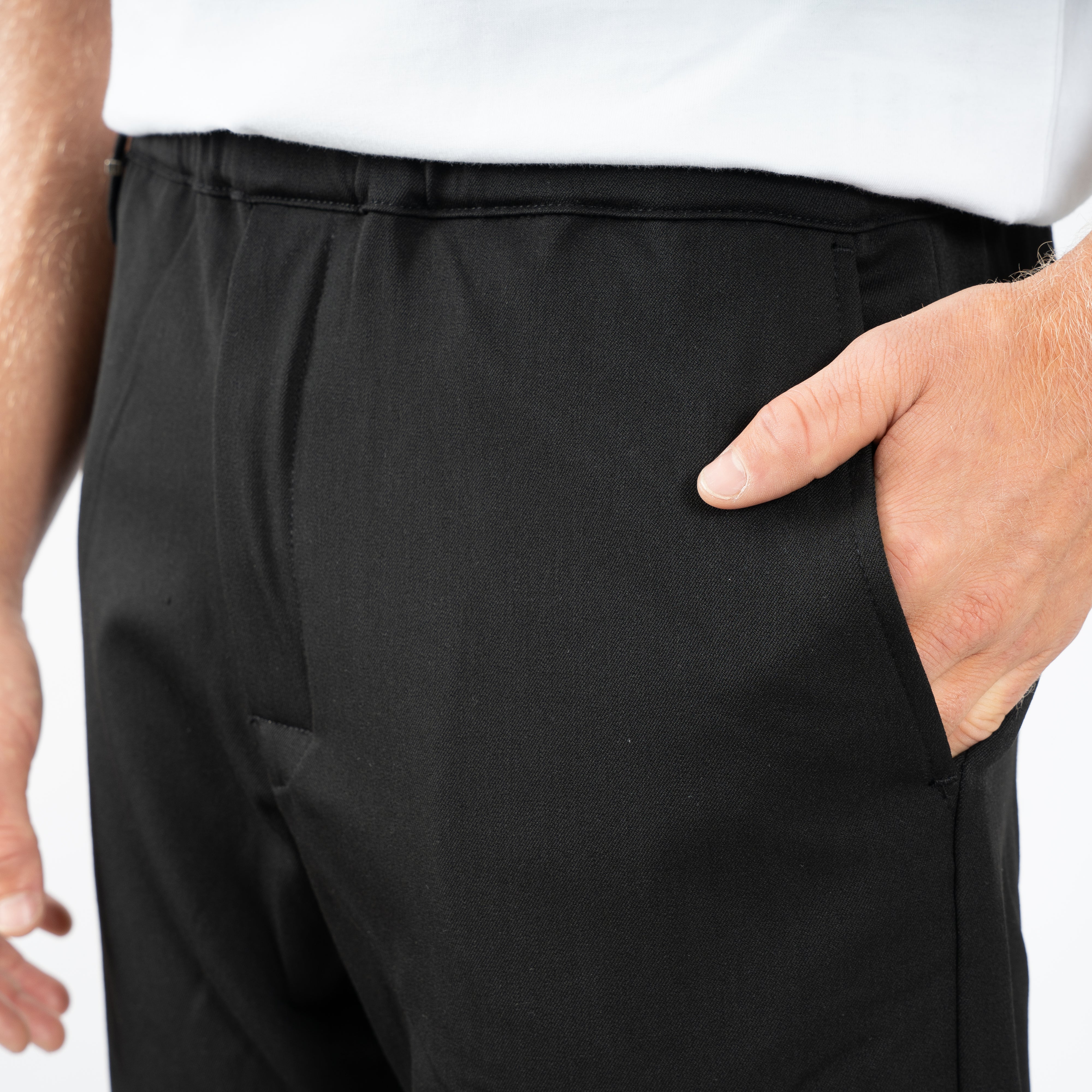 Flaneur Pantalon Zwart | Atelier Tailored Trousers
