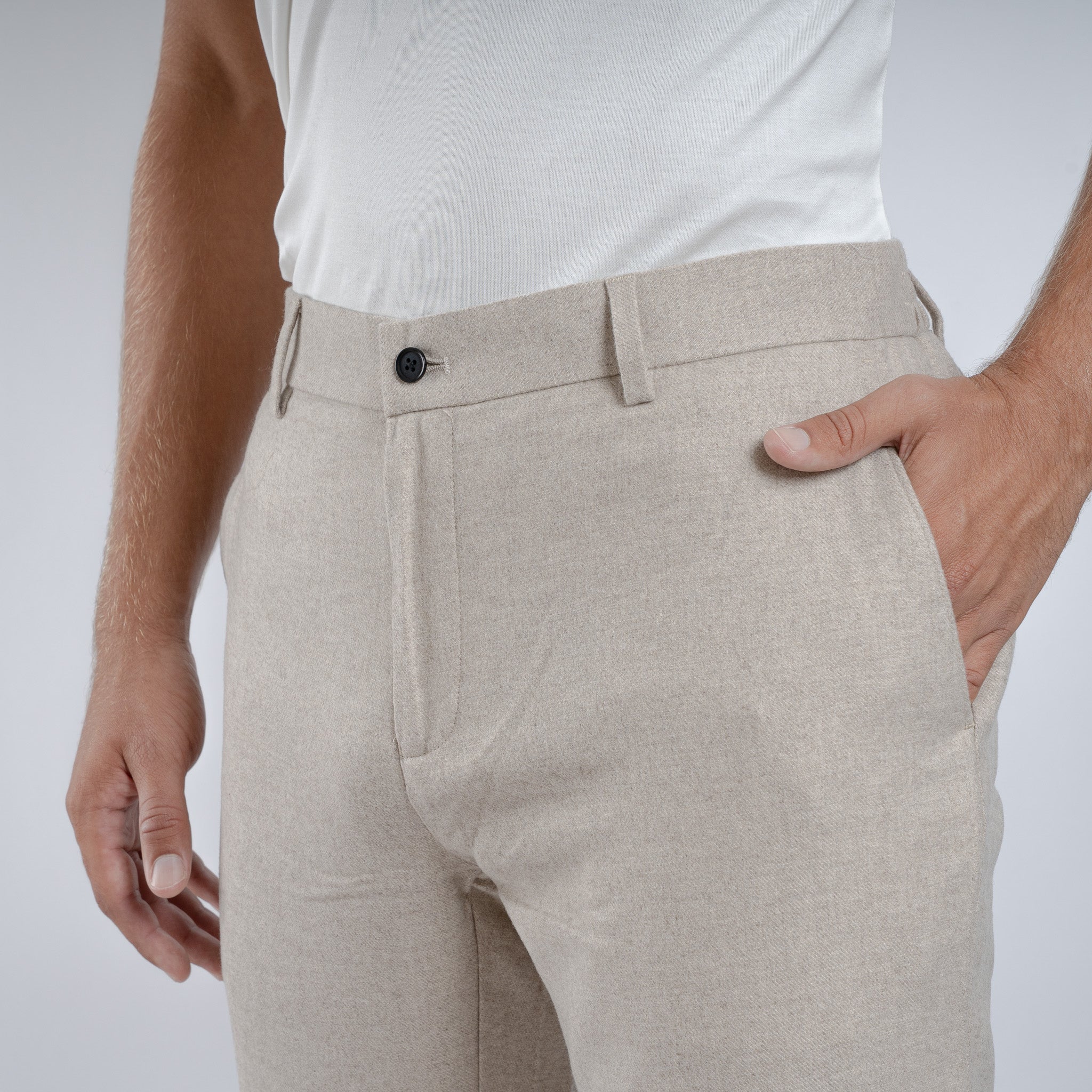 Genti Pantalon Beige | Tribeca