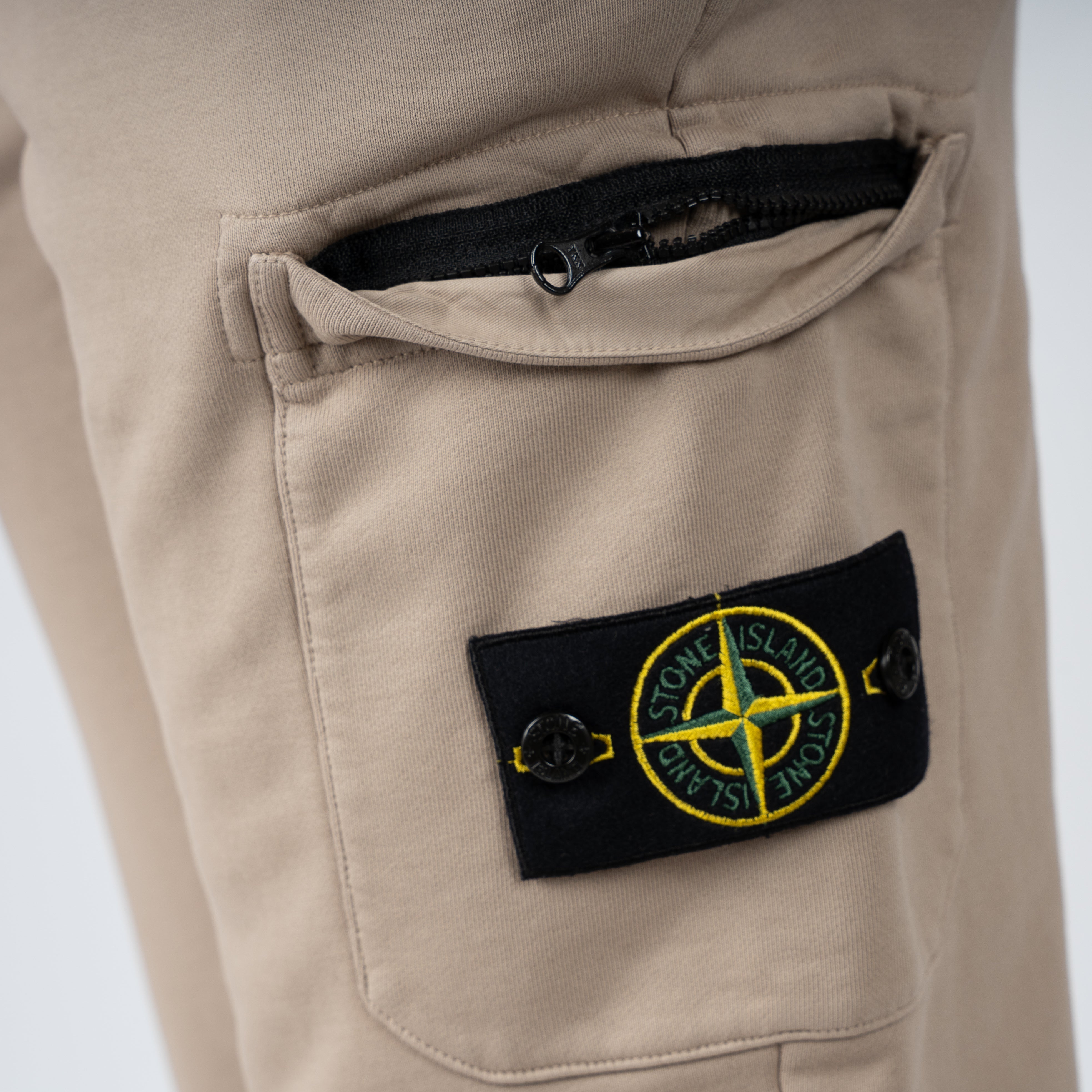 Stone Island Joggingbroek Zand | Cotton Fleece
