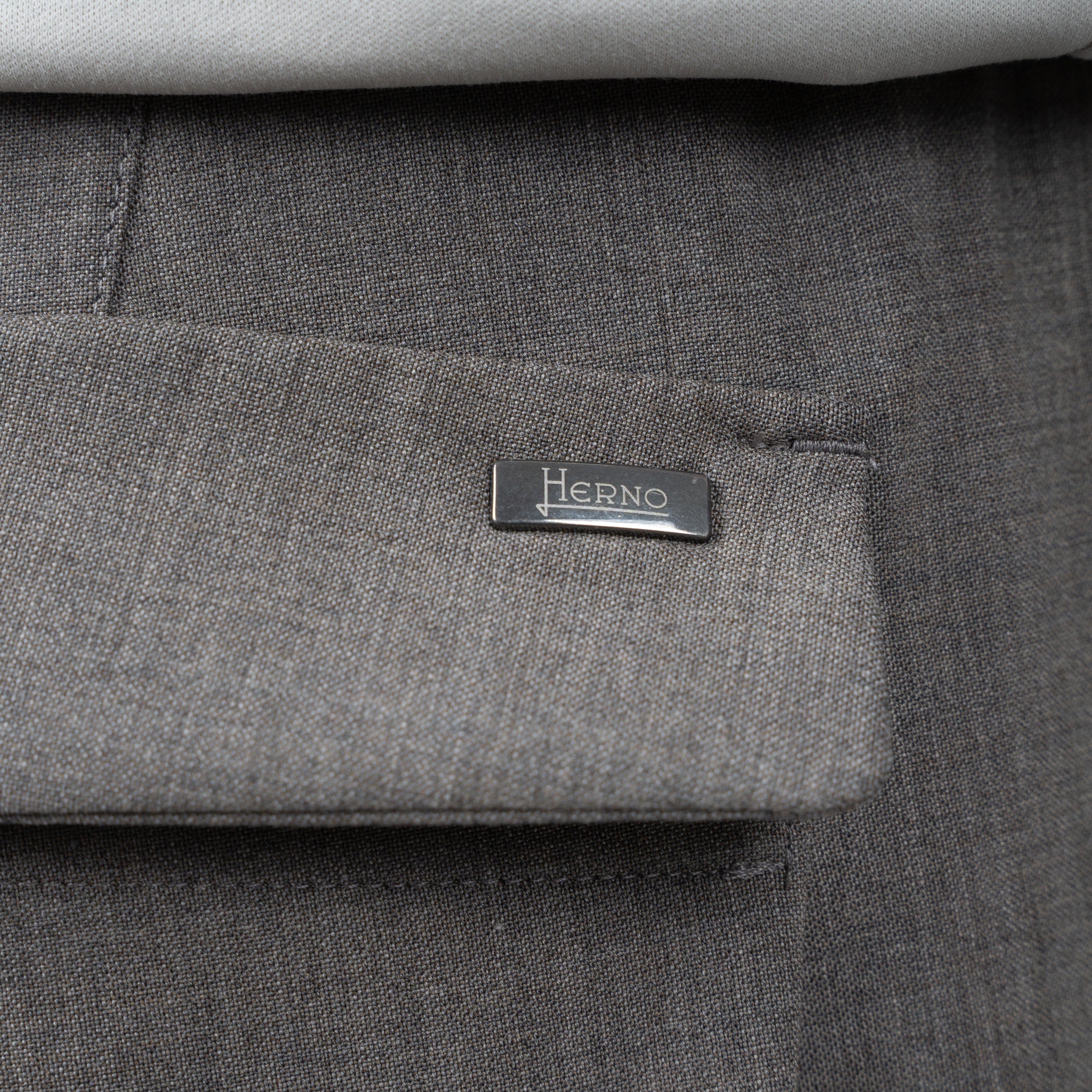 Herno Pantalon Beige | Bi-Stretch Wool