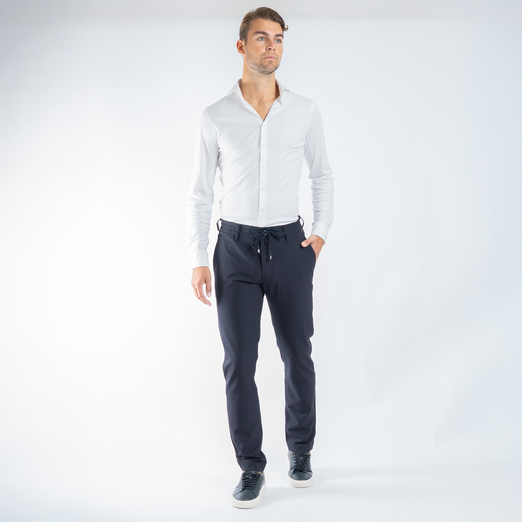 Jacob Cohen Chino Donkerblauw | Pharrell Active
