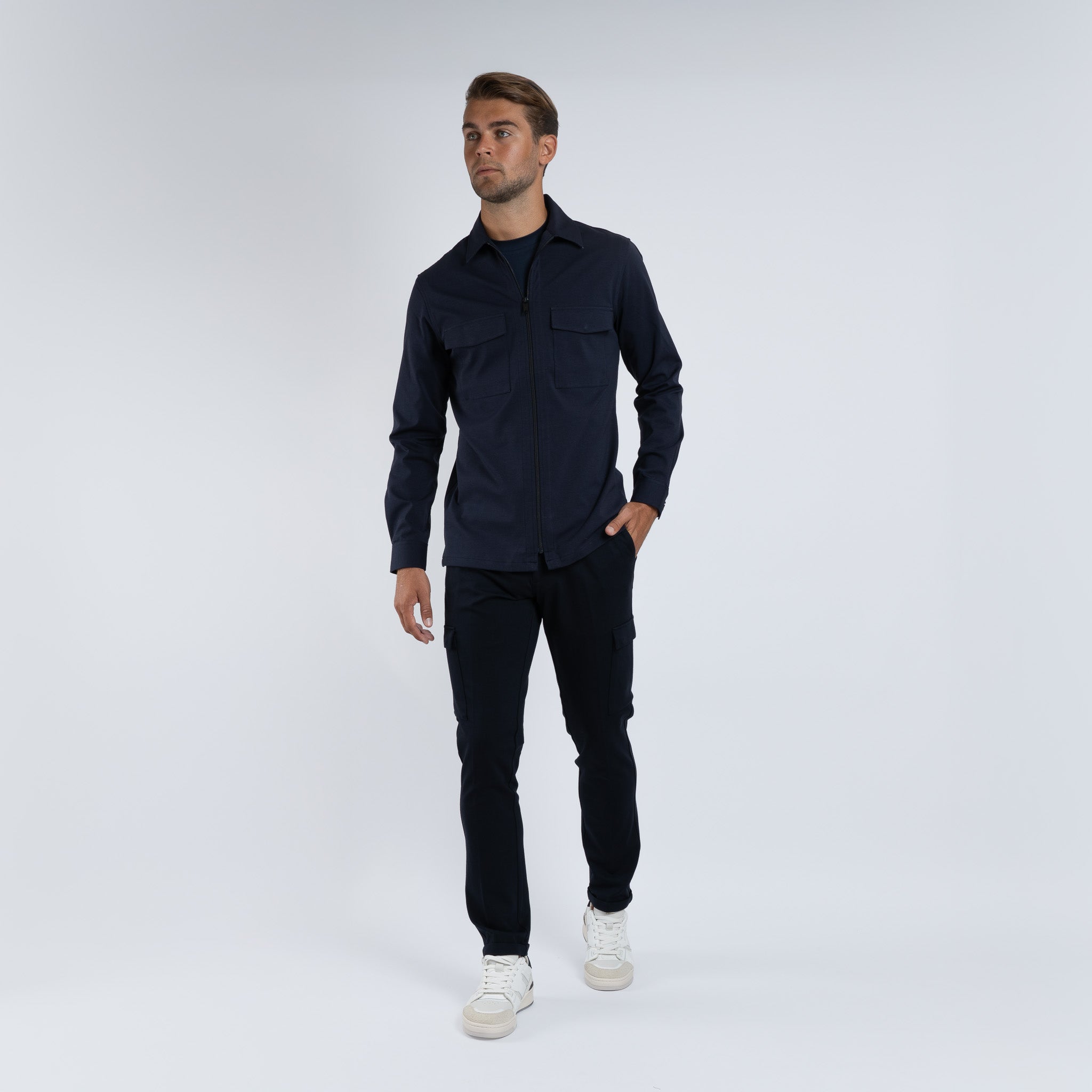 Genti Cargo Broek Blauw | York