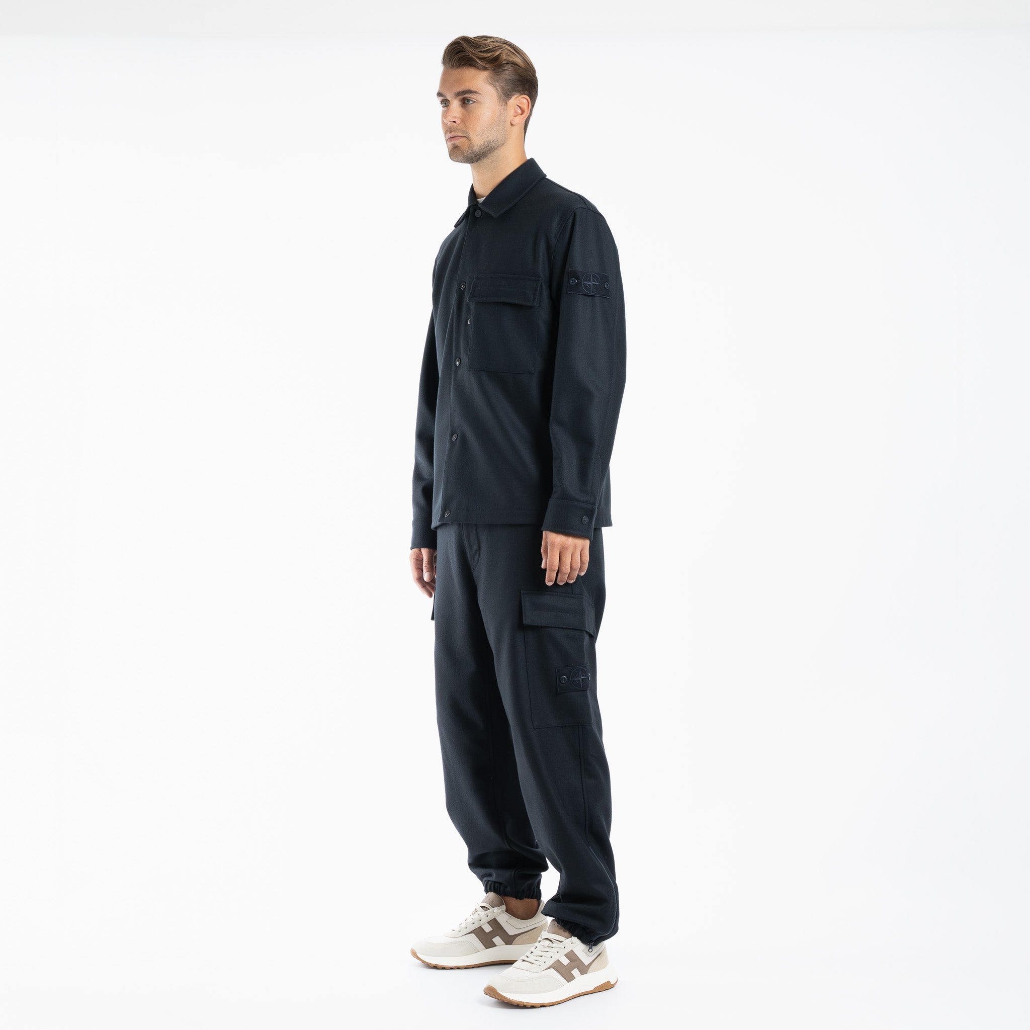 Stone Island Cargo Broek Blauw | Ghost