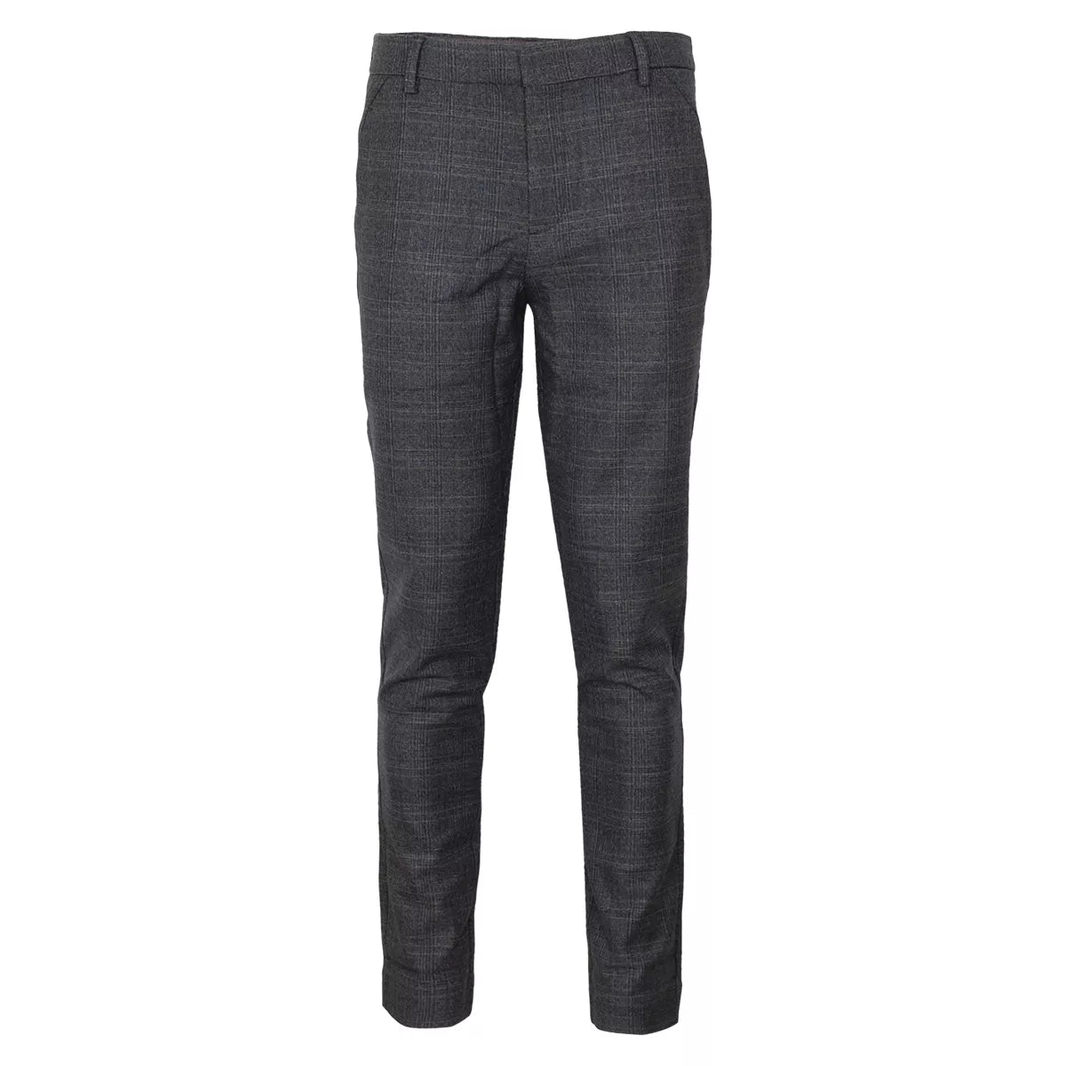 Plain Pantalon donkerblauw geruit - Josh