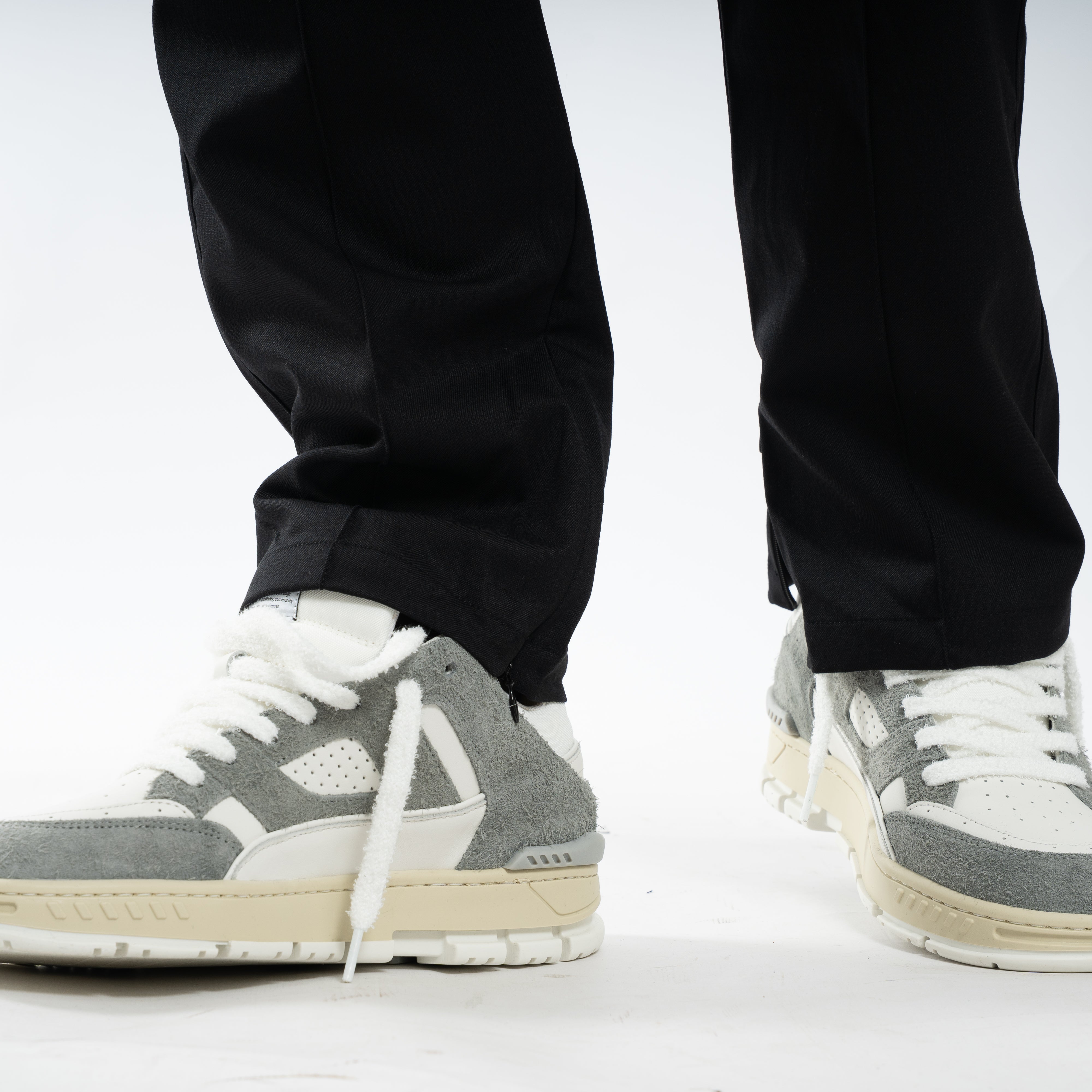 Filling Pieces Pantalon Zwart | Coach Pants Twill Wool